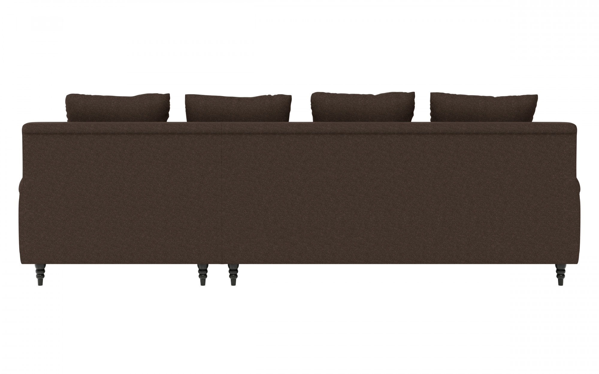 Guido Maria Kretschmer Home&Living Ecksofa »NORIN L-Form«, zwei Fußarten: vorne - Rollen, hinten - Holzfüße