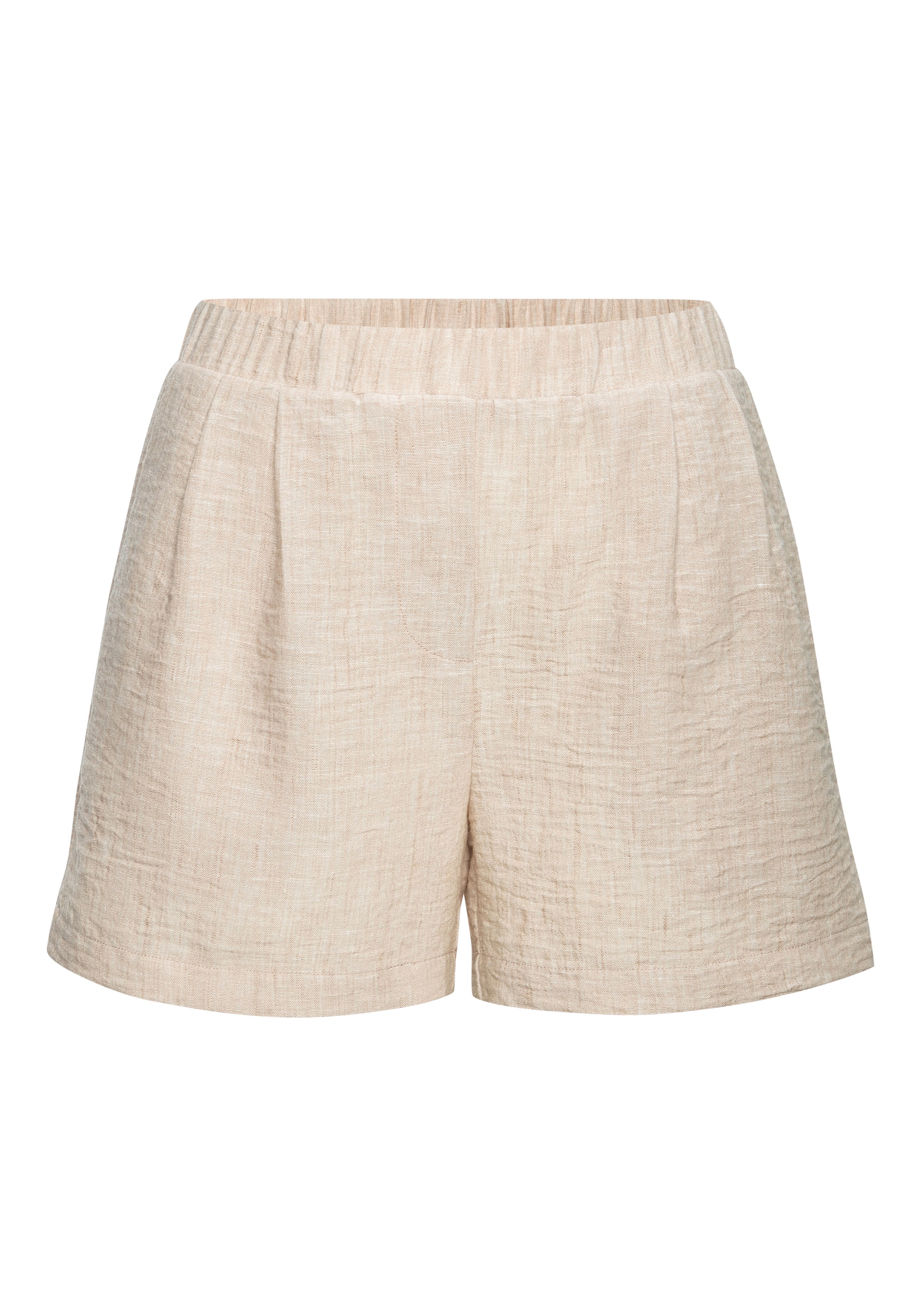 Buffalo Webshorts »aus strukturierter Webware mit Melange-Optik«  kurze Sommerhose, luftige Strandshorts, sommerlich leichte Qualität