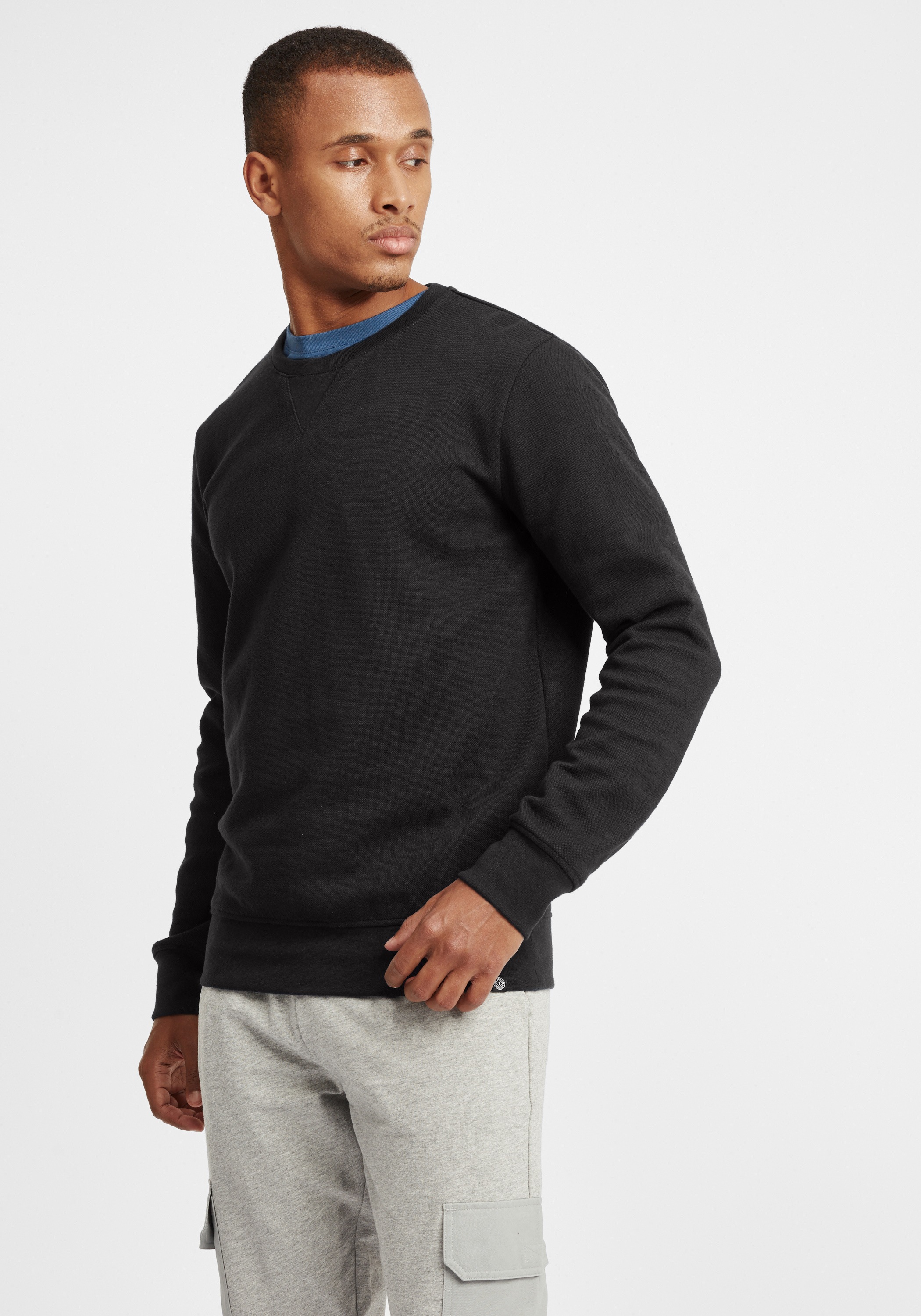 Solid Longpullover "Sweatshirt SDTemet" günstig online kaufen