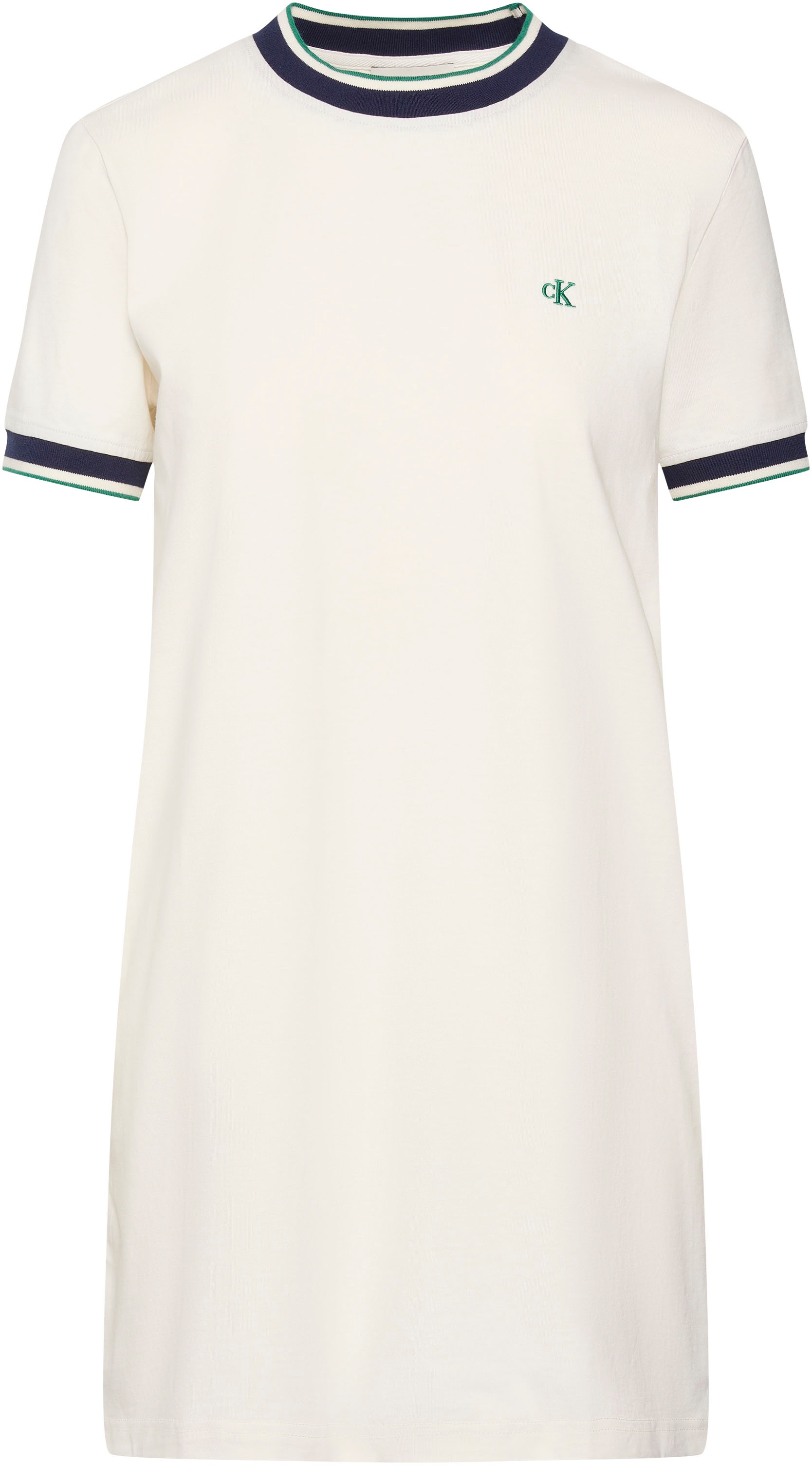 Calvin Klein Jeans Minikleid Ohne Tasche Regular fit mit Rundhalsausschnitt günstig online kaufen