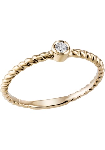 Fingerring »Schmuck Geschenk Gold 585 Goldring Vorsteckring«