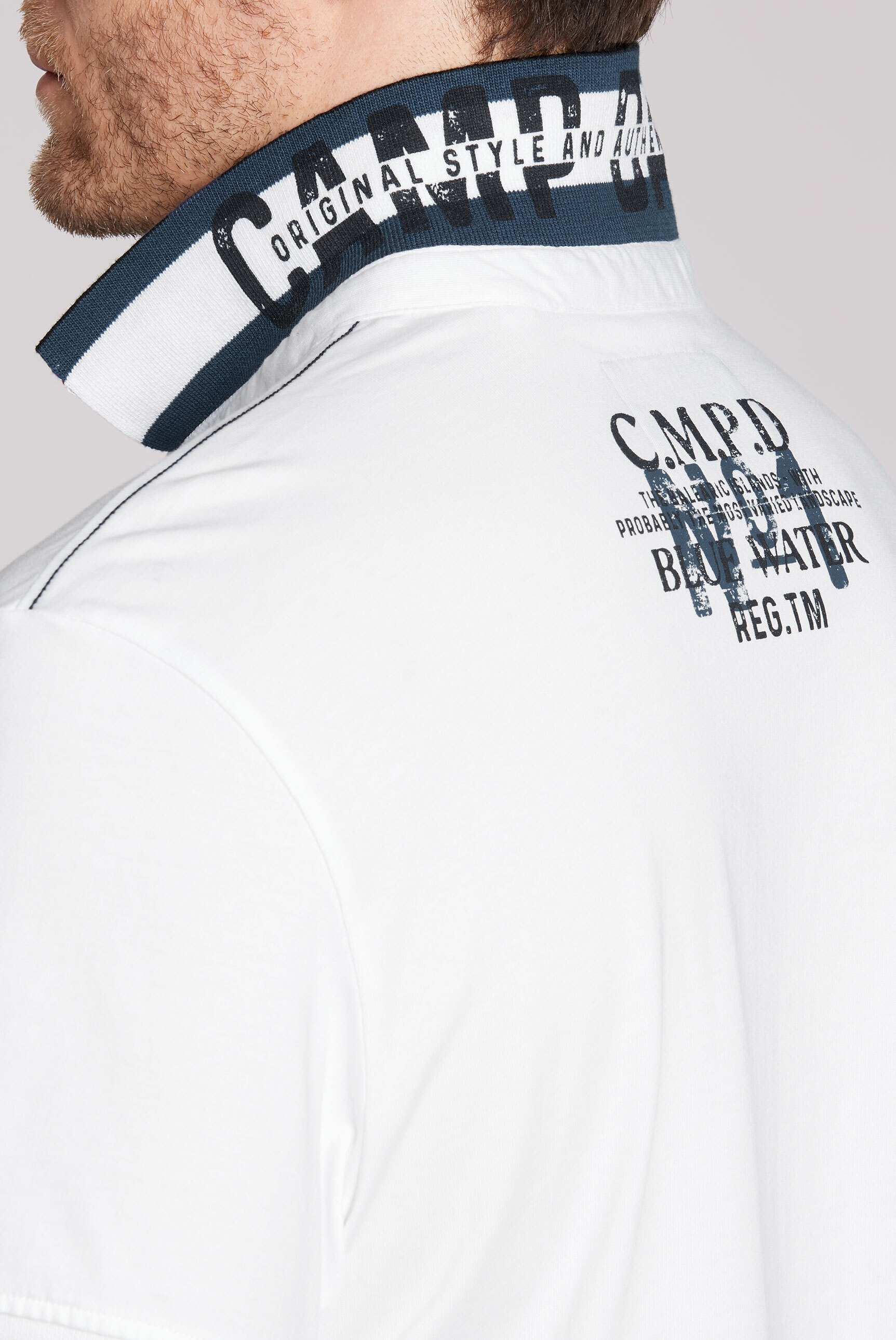 CAMP DAVID Poloshirt, aus Baumwolle
