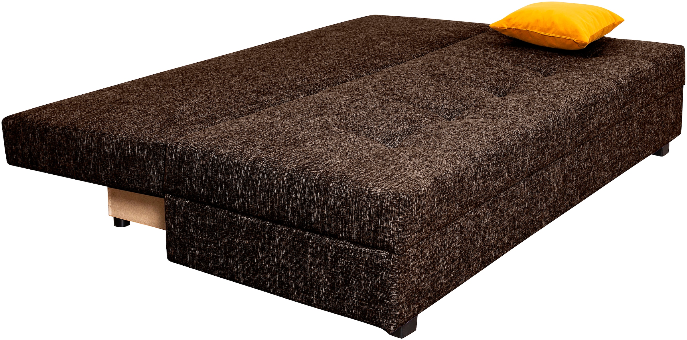 COLLECTION AB Schlafsofa »DARIA inklusive Schlafunktion und Bettkasten«, Schlafsofa,Bettfunktion,Bettkasten,inklusive Rückenkissen,Federkern