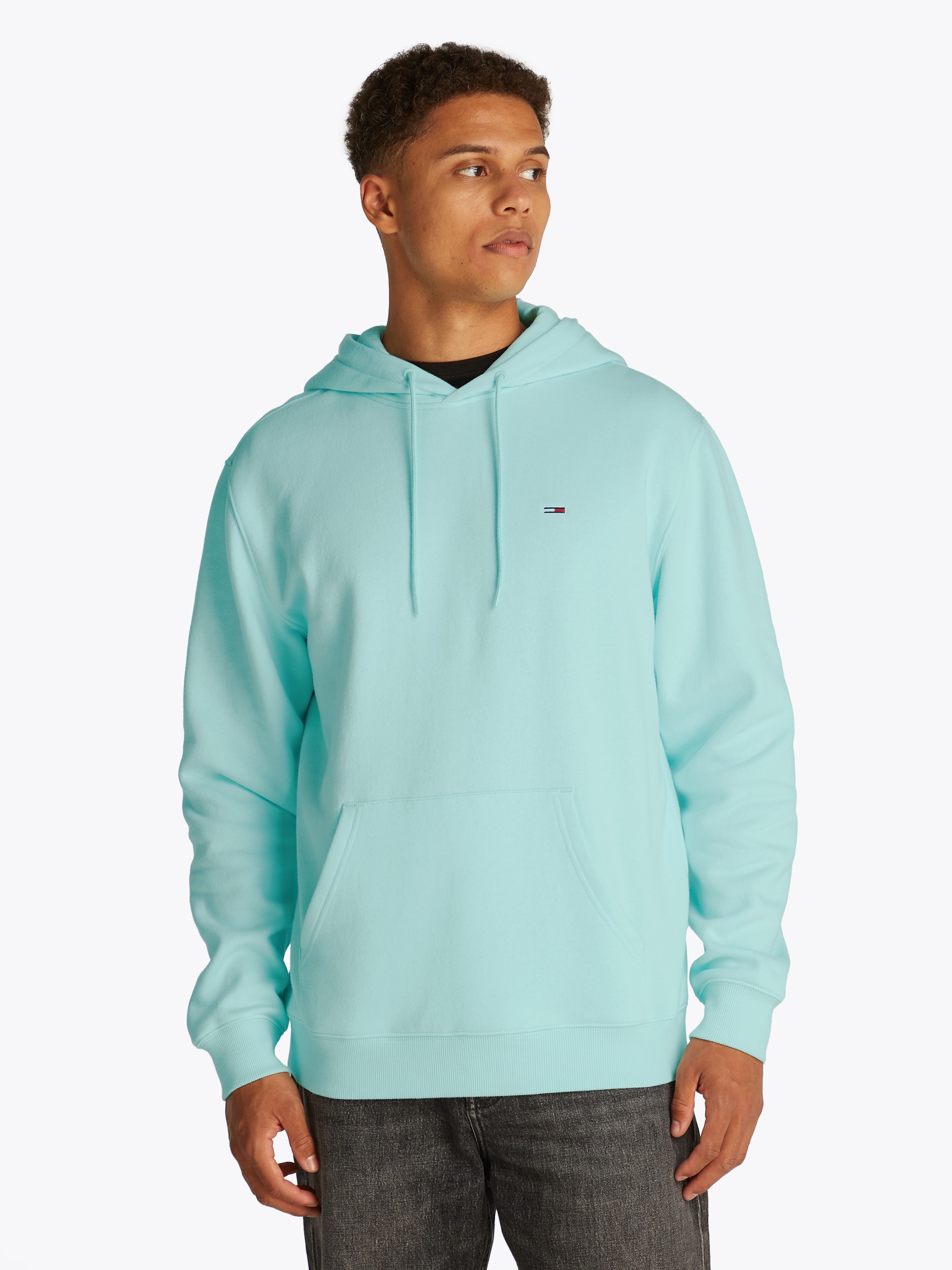 Tommy Jeans Sweatshirt "TJM REG S FLAG HOODIE", mit bestickten Markenlogo a günstig online kaufen