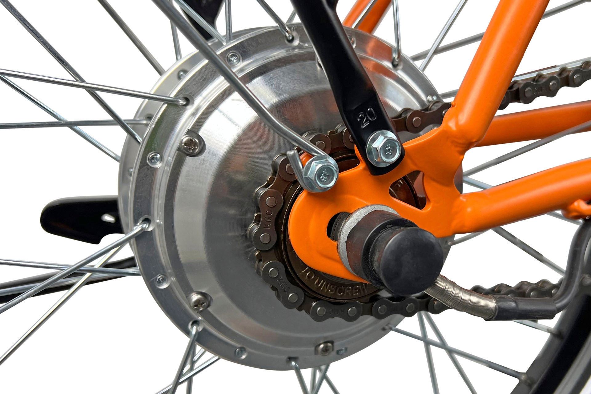 LLobe E-Bike »Elektro Faltrad 20" Pure orange«, Heckmotor 250 W