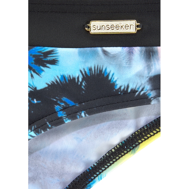 Sunseeker Bustier-Bikini, mit Palmendruck online kaufen | BAUR