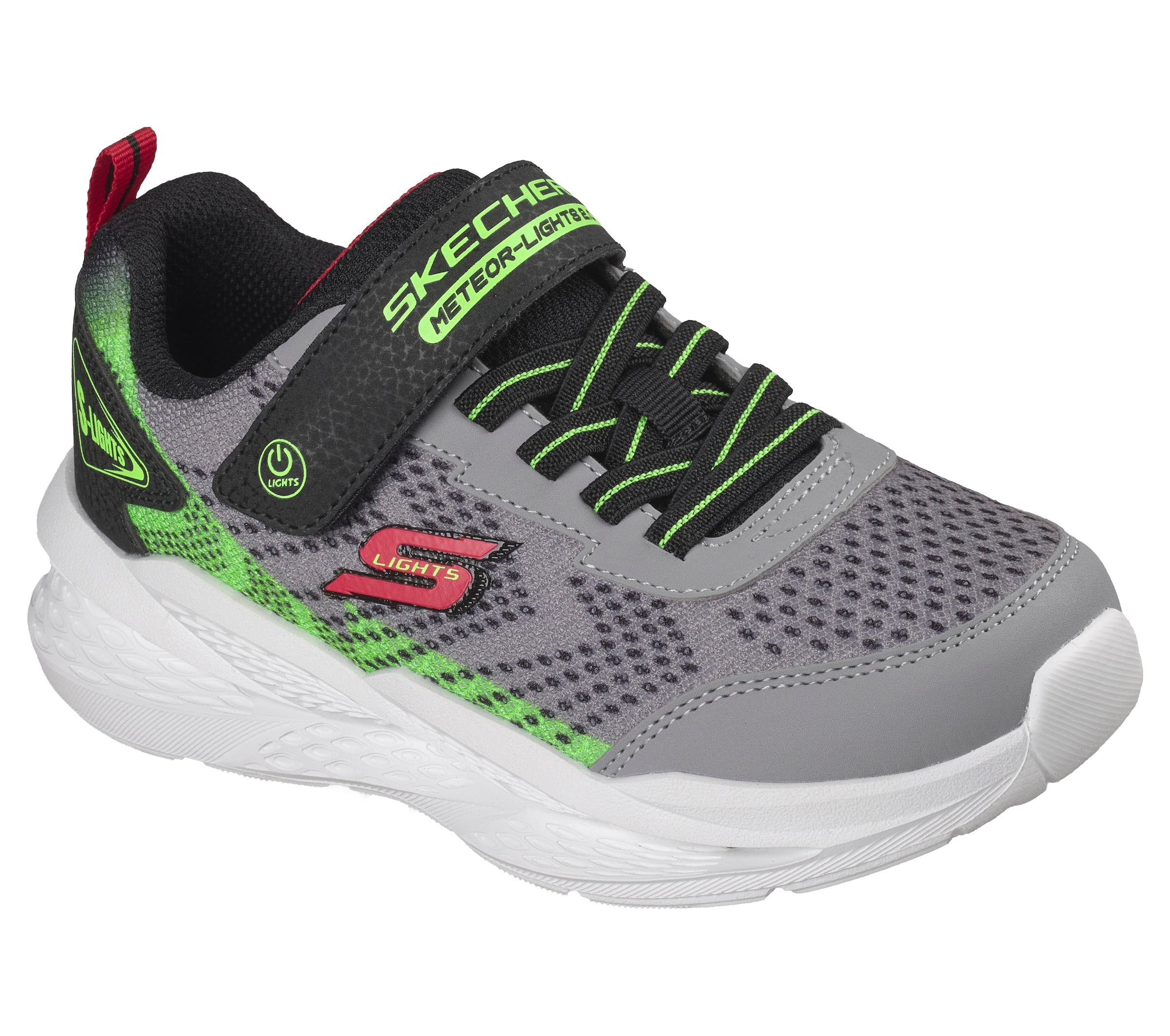 Skechers Sneaker "SKECHERS METEOR-LIGHTS 2.0" Sportschuh mit Klett, Größenschablone zum Download