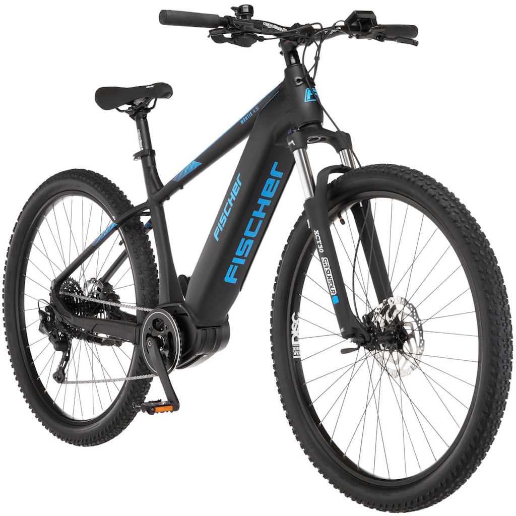 FISCHER Fahrrad E-Bike »MONTIS 4.5i 522«, 10 Gang, Shimano, Deore, Mittelmotor 250 W, (mit Fahrradschloss)