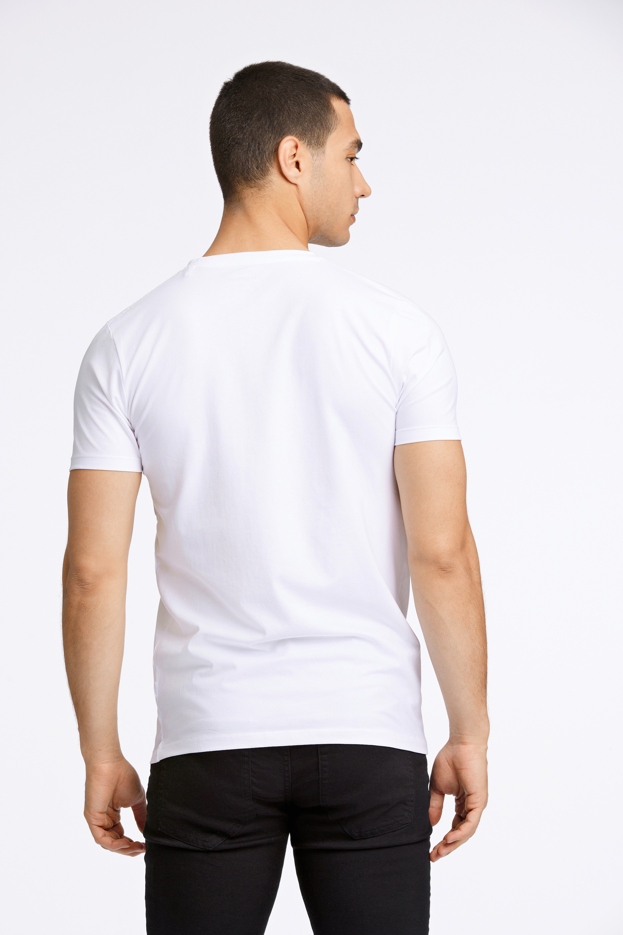 LINDBERGH T-Shirt, mit V-Ausschnitt