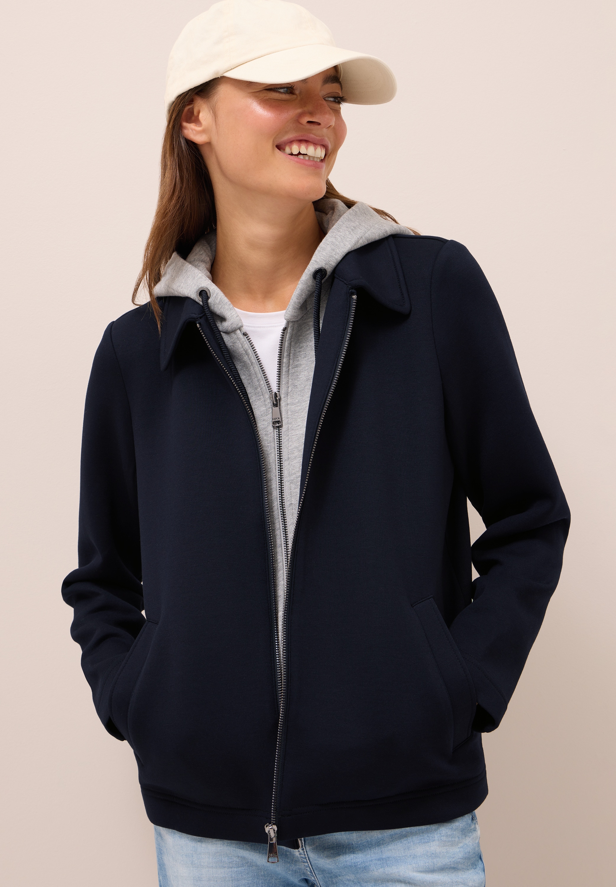 Cecil Outdoorjacke, mit Kapuze, mit Kapuze