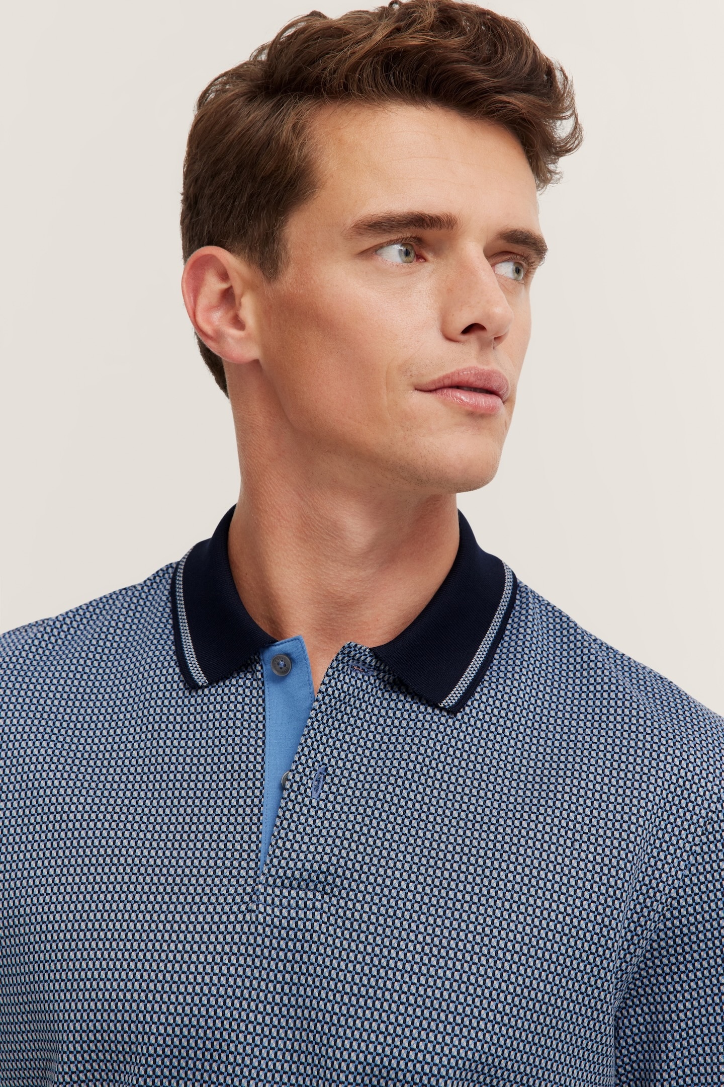bugatti Poloshirt, aus Baumwolle