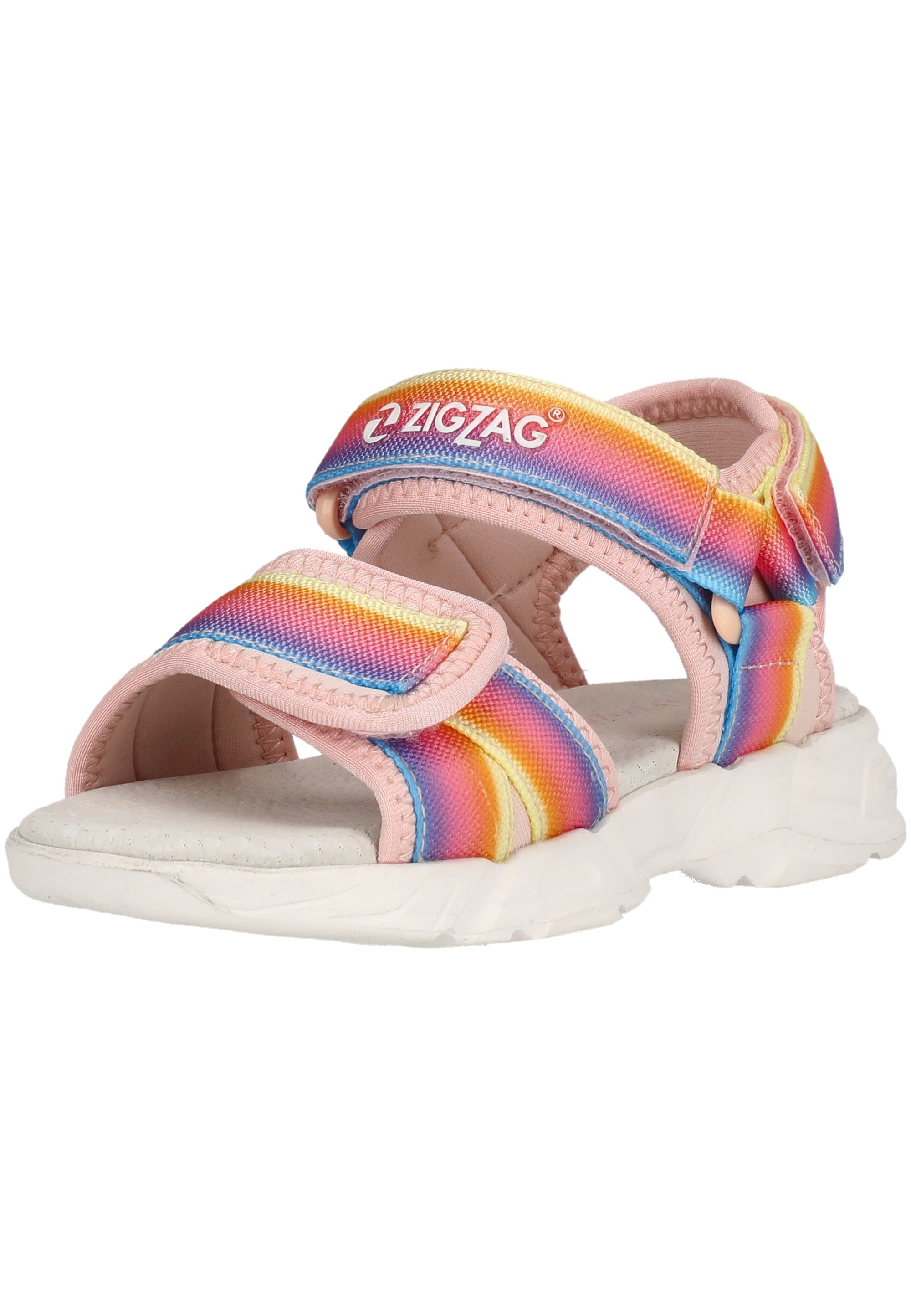 ZIGZAG Kinder Sandale "Sasir", Gr. 34, bunt, Kunstfaser, Schuhe, mit stoßdämpfender Sohle und einstellbaren Riemen