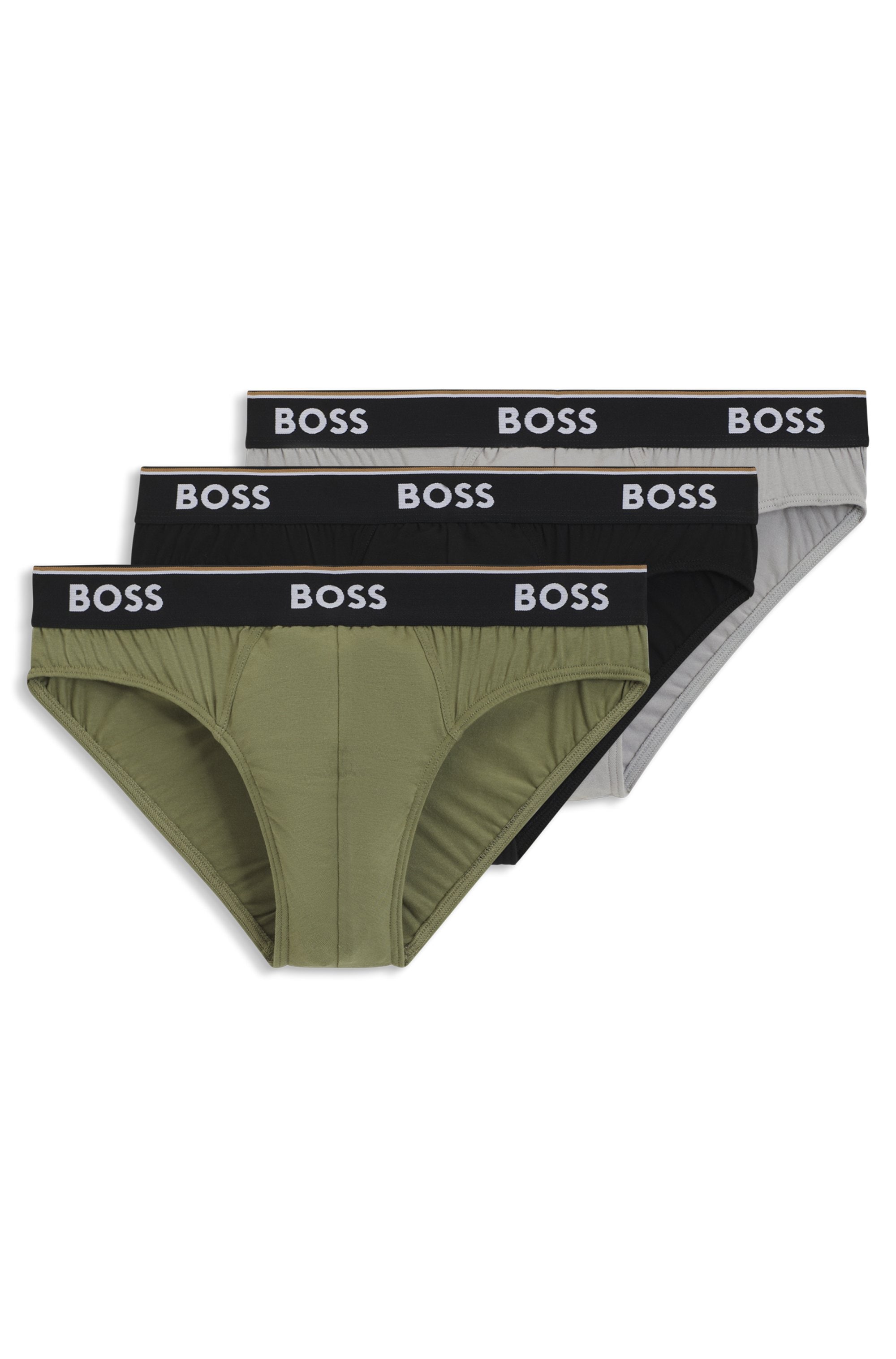 BOSS Slip "Brief 3P Power", (Packung, 3 St.), mit BOSS Schriftzug günstig online kaufen