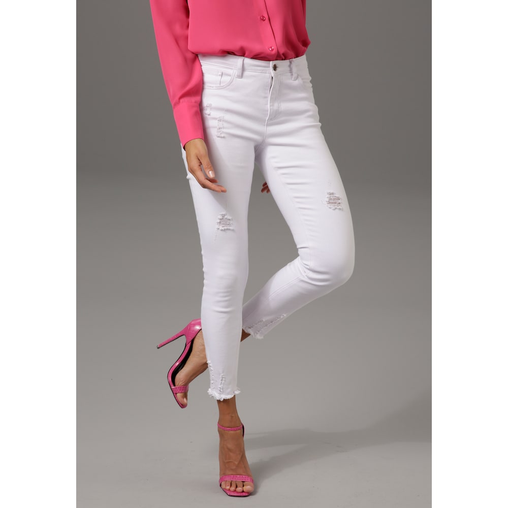 Aniston CASUAL Skinny-fit-Jeans, mit Destroyed-Effekt kaufen