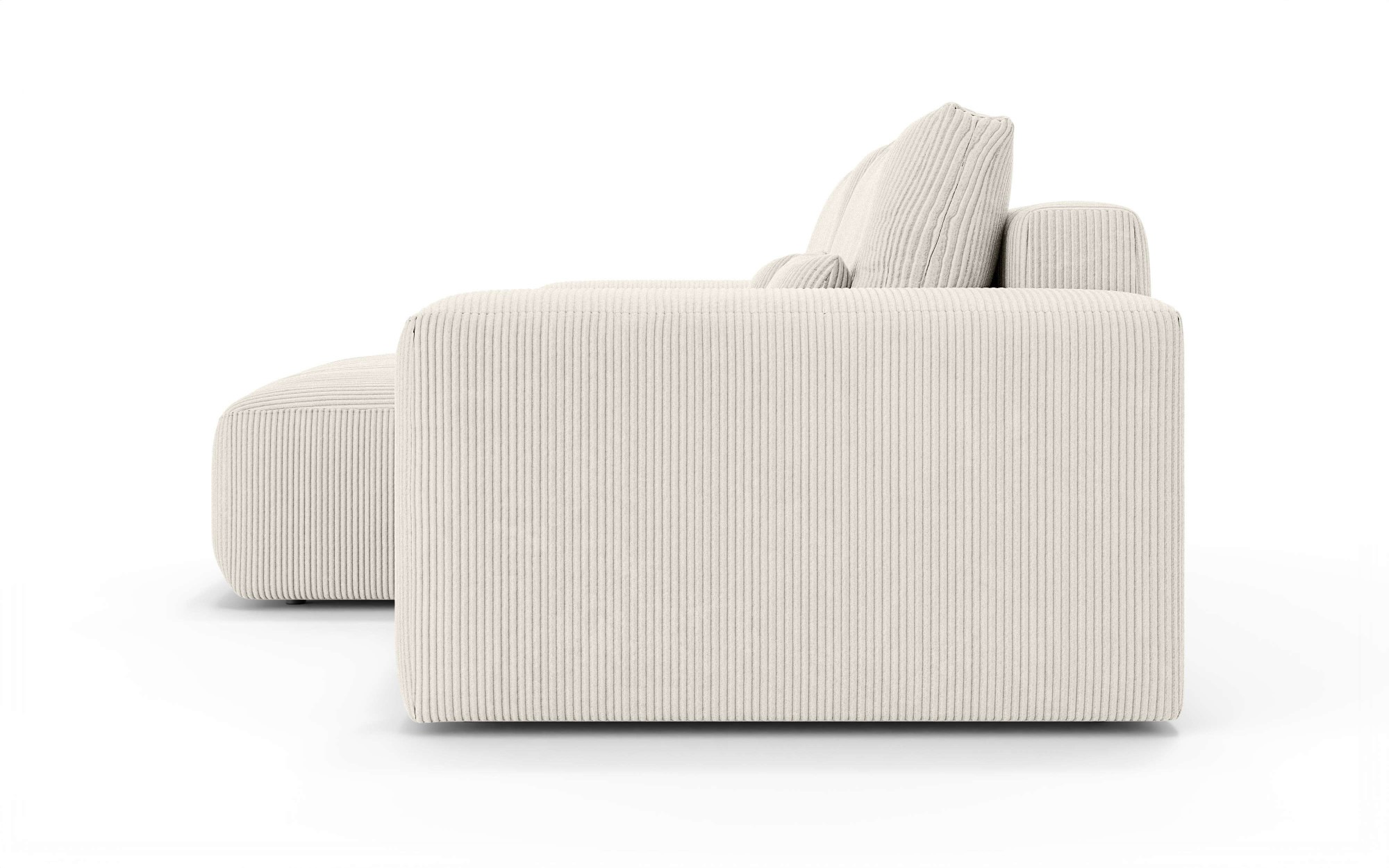 OTTO home Ecksofa »MATTS Schlafsofa mit Bettkasten, Maße B/T/H: 265/159/89 cm«, L-Form mit Recamiere rechts oder links, hoher Sitzkomfort