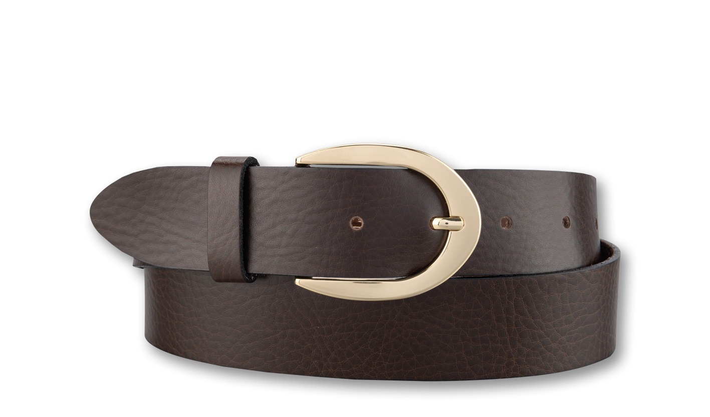 BERND GÖTZ Ledergürtel "Ledergürtel mit hochwertiger Goldschließe, Business günstig online kaufen