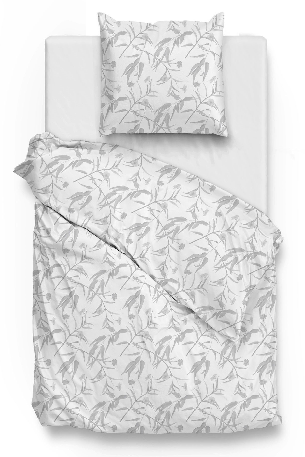ZO HOME Bettwäsche "Fiori-di-Satinado" 2 Stk. Bettwäsche aus 100% Baumwolle, hochwertiges Mako-Satin