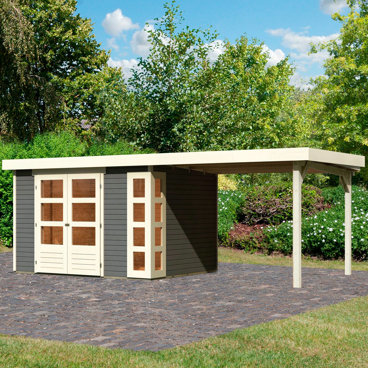 Karibu Gartenhaus "Nordsee 5" günstig online kaufen