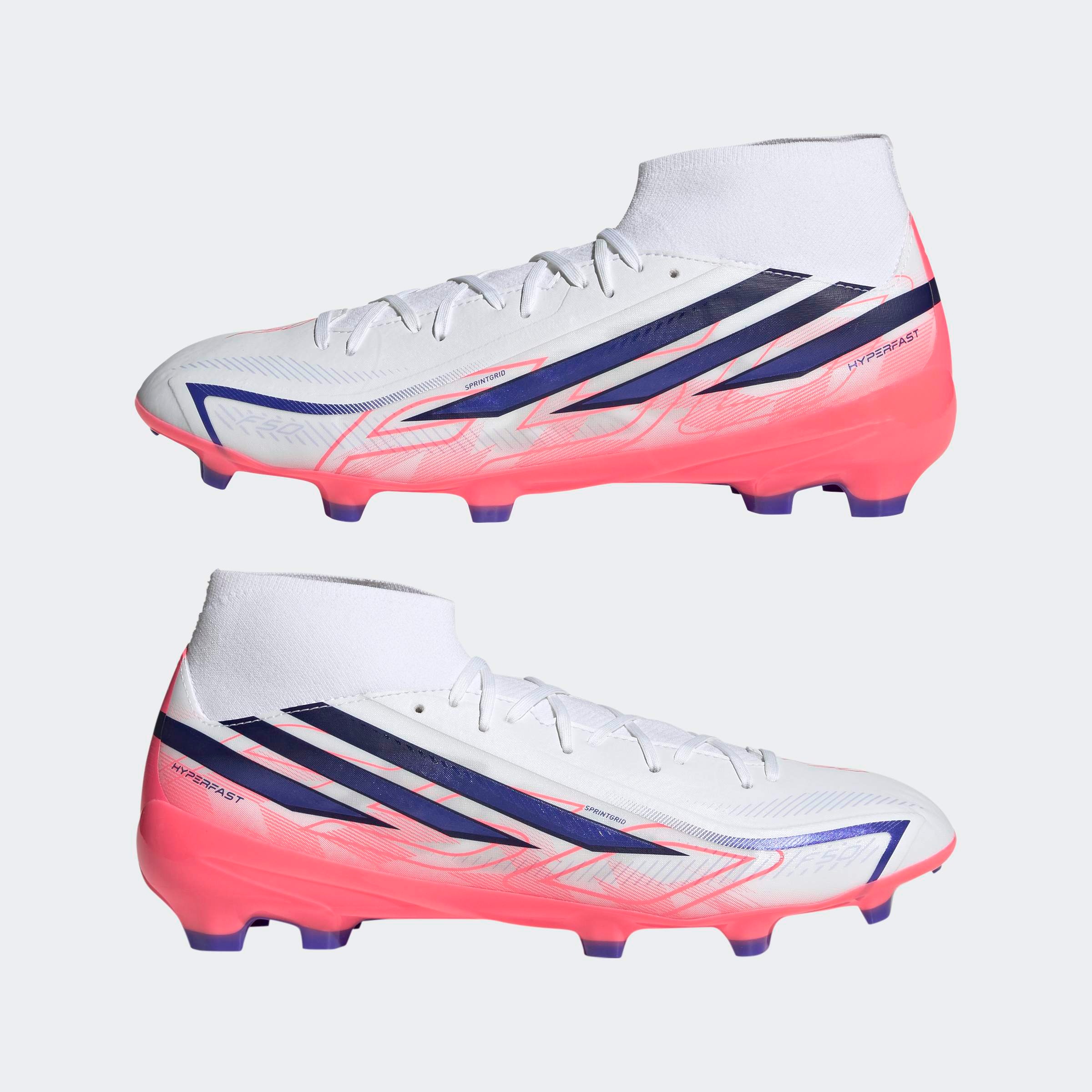 adidas Performance Fußballschuh »F50 HYPERFAST LEAGUE , MITTELHOCH, FESTE BÖDEN«  für Rasen und feste Böden, gespielt bei der Weltmeisterschaft 2026