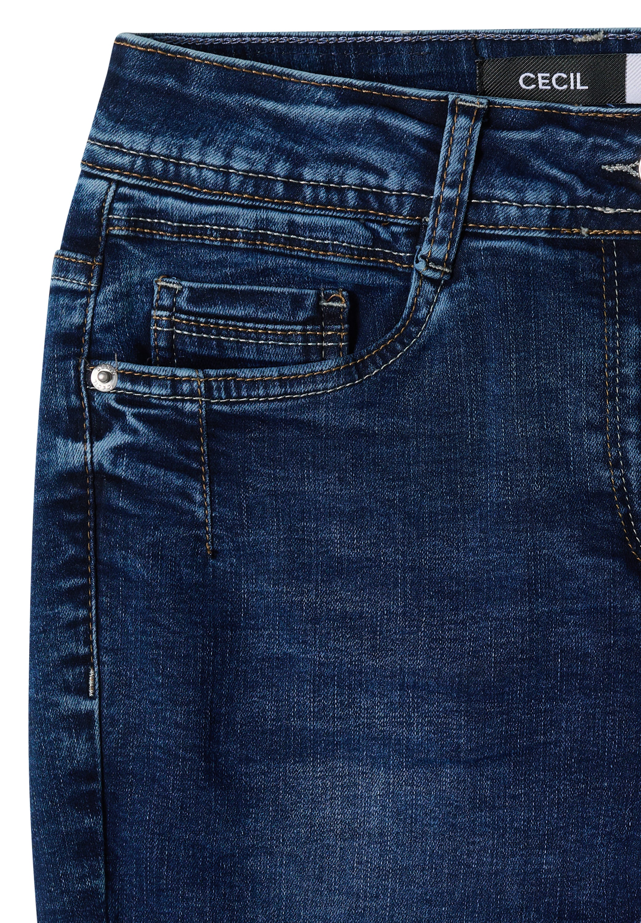 Cecil Slim-fit-Jeans High Waist