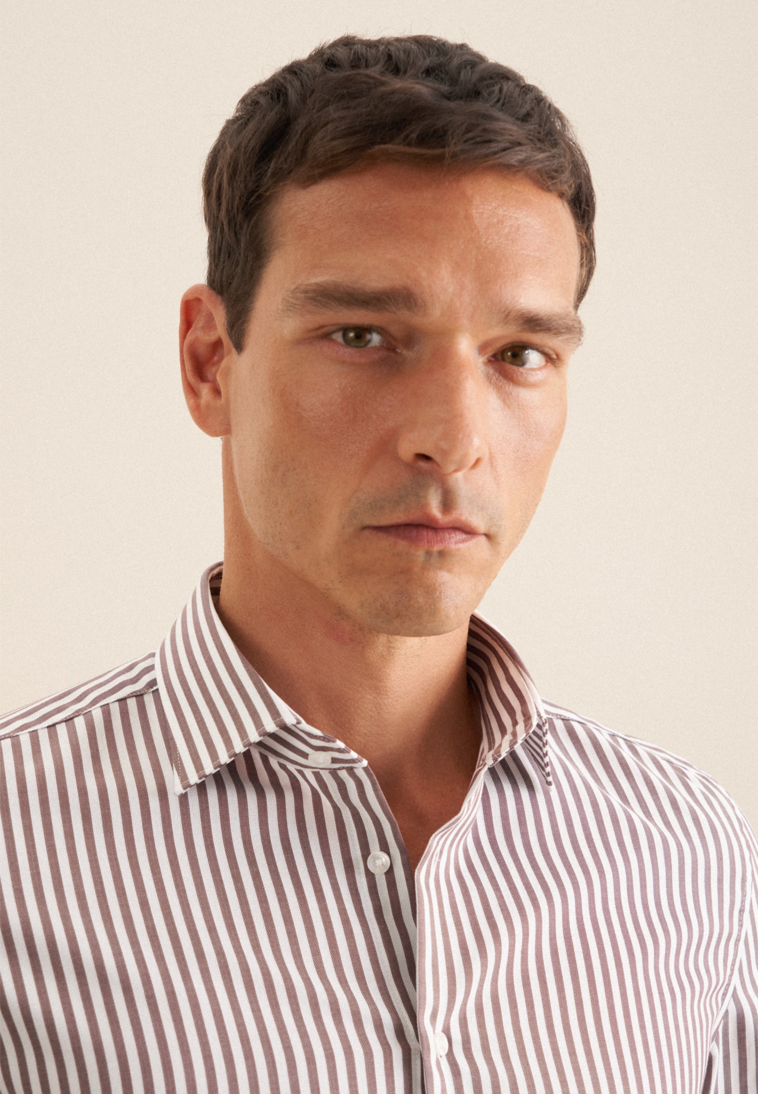 seidensticker Businesshemd "Schwarze Rose" Shaped 1/1 Kentkragen Gestreift günstig online kaufen