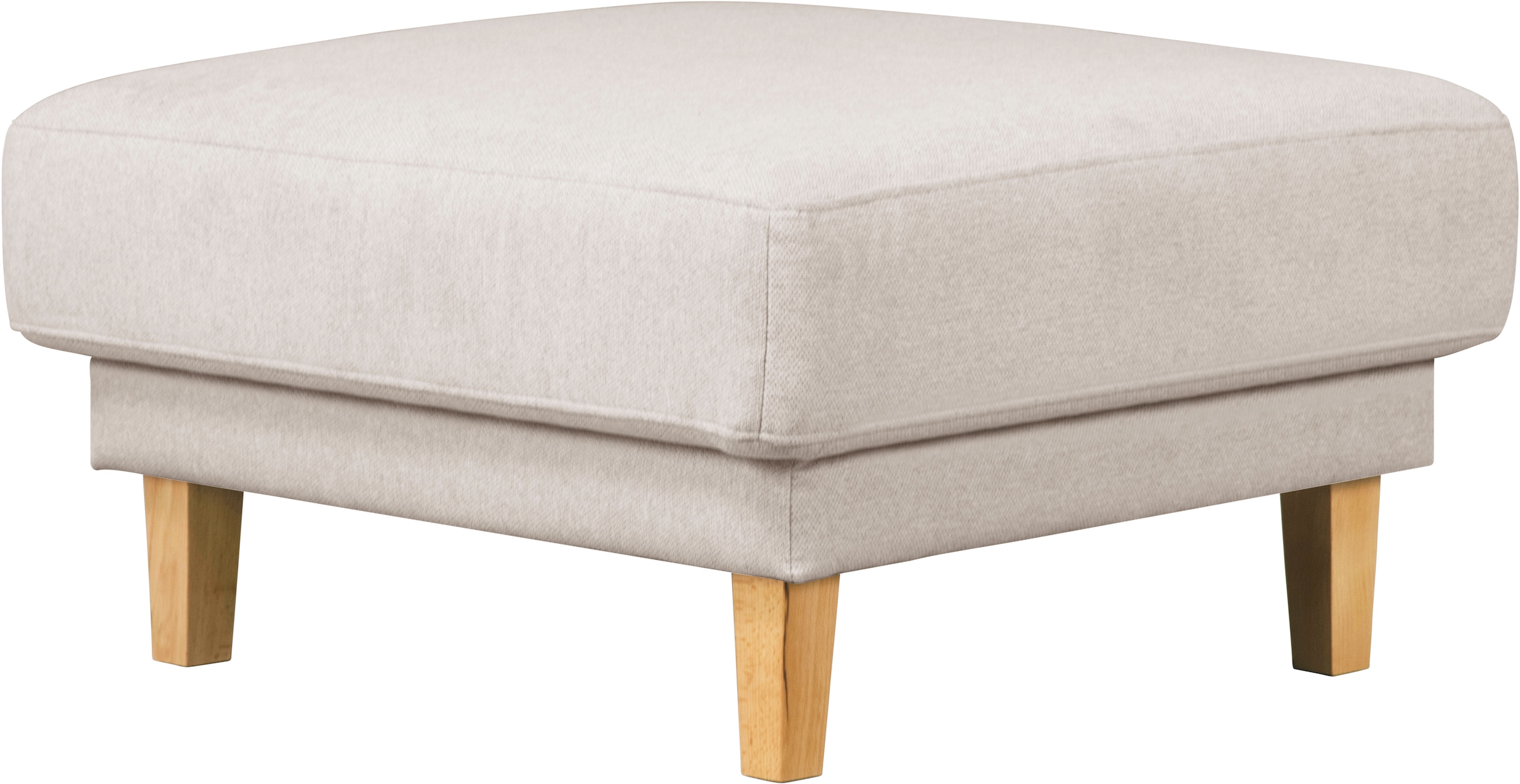 OTTO home Polsterhocker "TRIPLO passend zur Serie, Maße B/T/H: 82/72/46 cm" mit Wellenunterfederung, in hochwertiger Verarbeitung