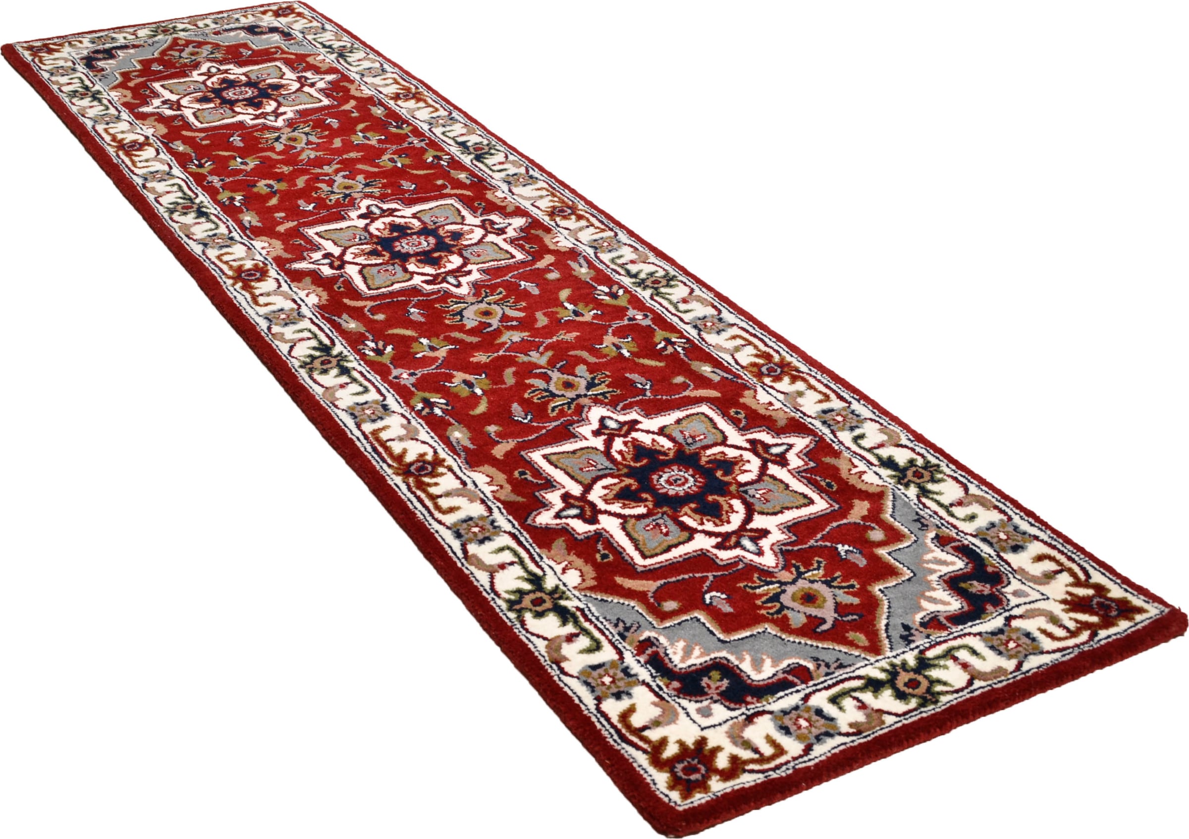 THEKO Wollteppich "Royal Heriz" rechteckig 14 mm Höhe reine Wolle, Orient-O günstig online kaufen