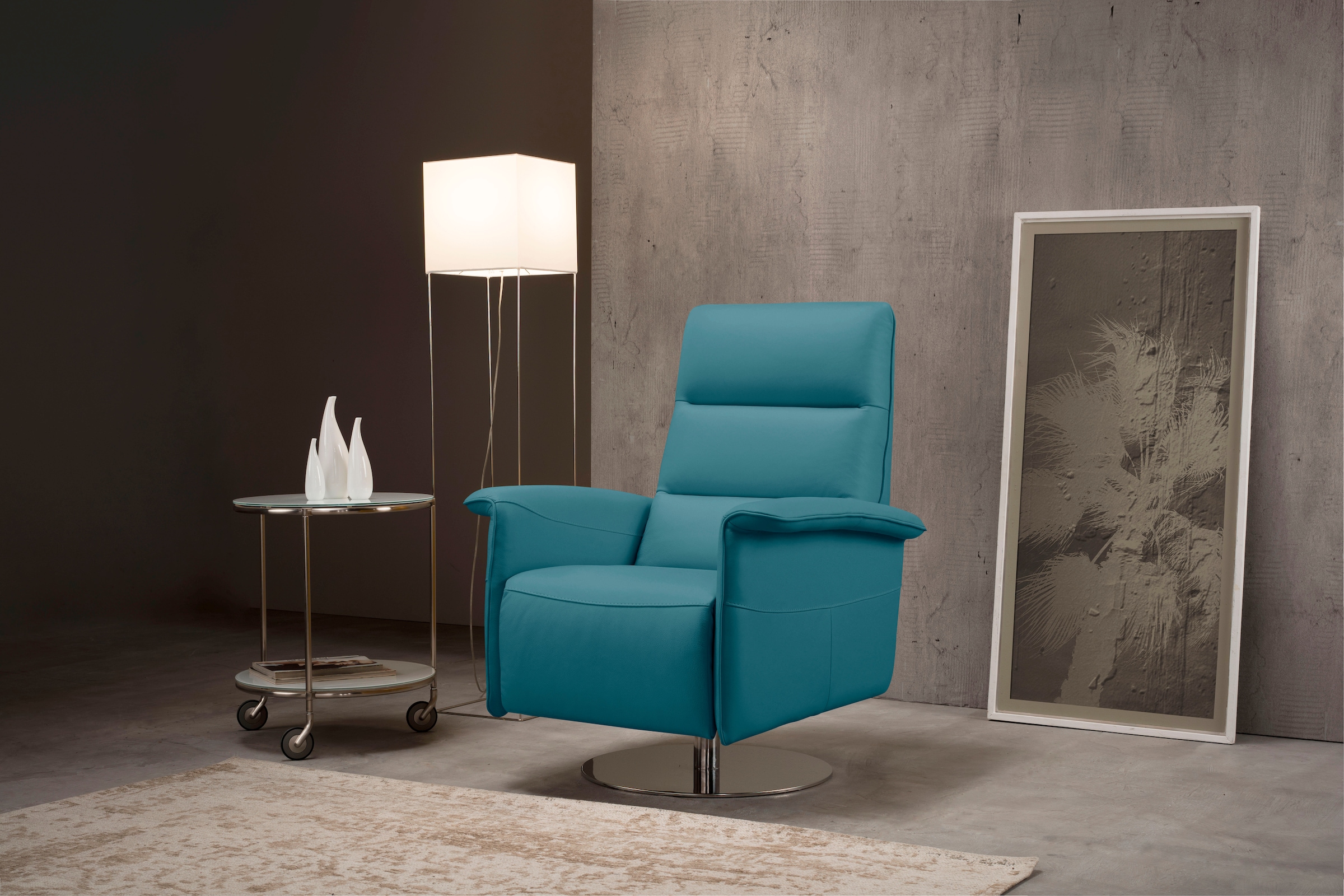 Egoitaliano Sessel "Kelly Designsessel" drehbar, manuelle Relaxfunktion mit günstig online kaufen