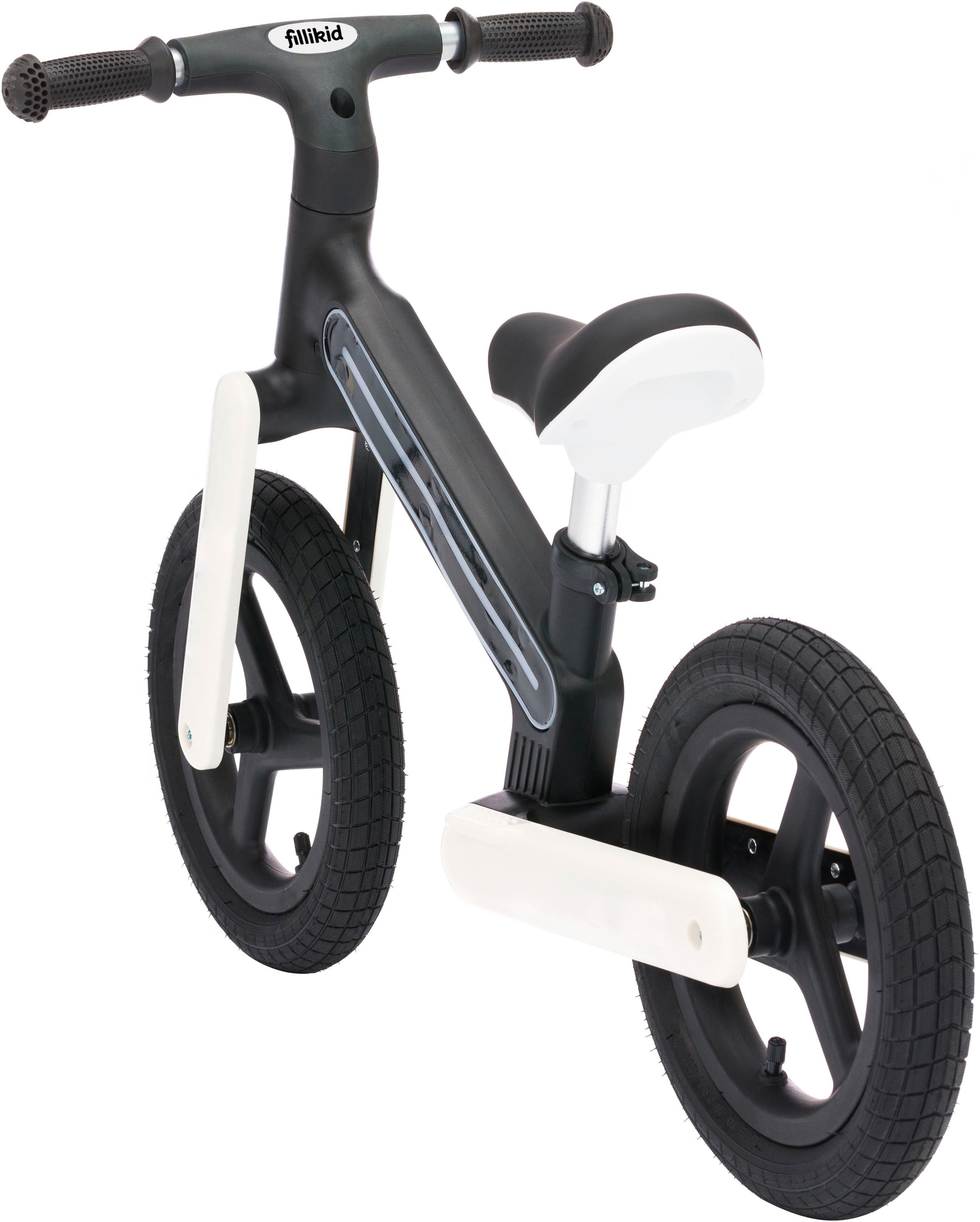 Fillikid Laufrad »Balance Bike Flash schwarz«, mit Luftreifen