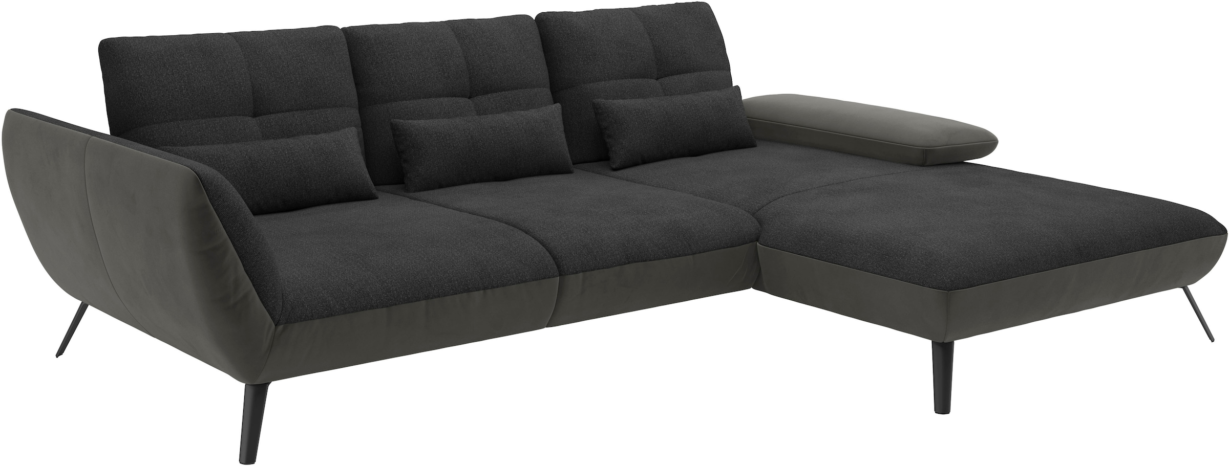 Places of Style Ecksofa »Mikado L-Form«, inkl. Sitztiefenverstellung und Armteilverstellung