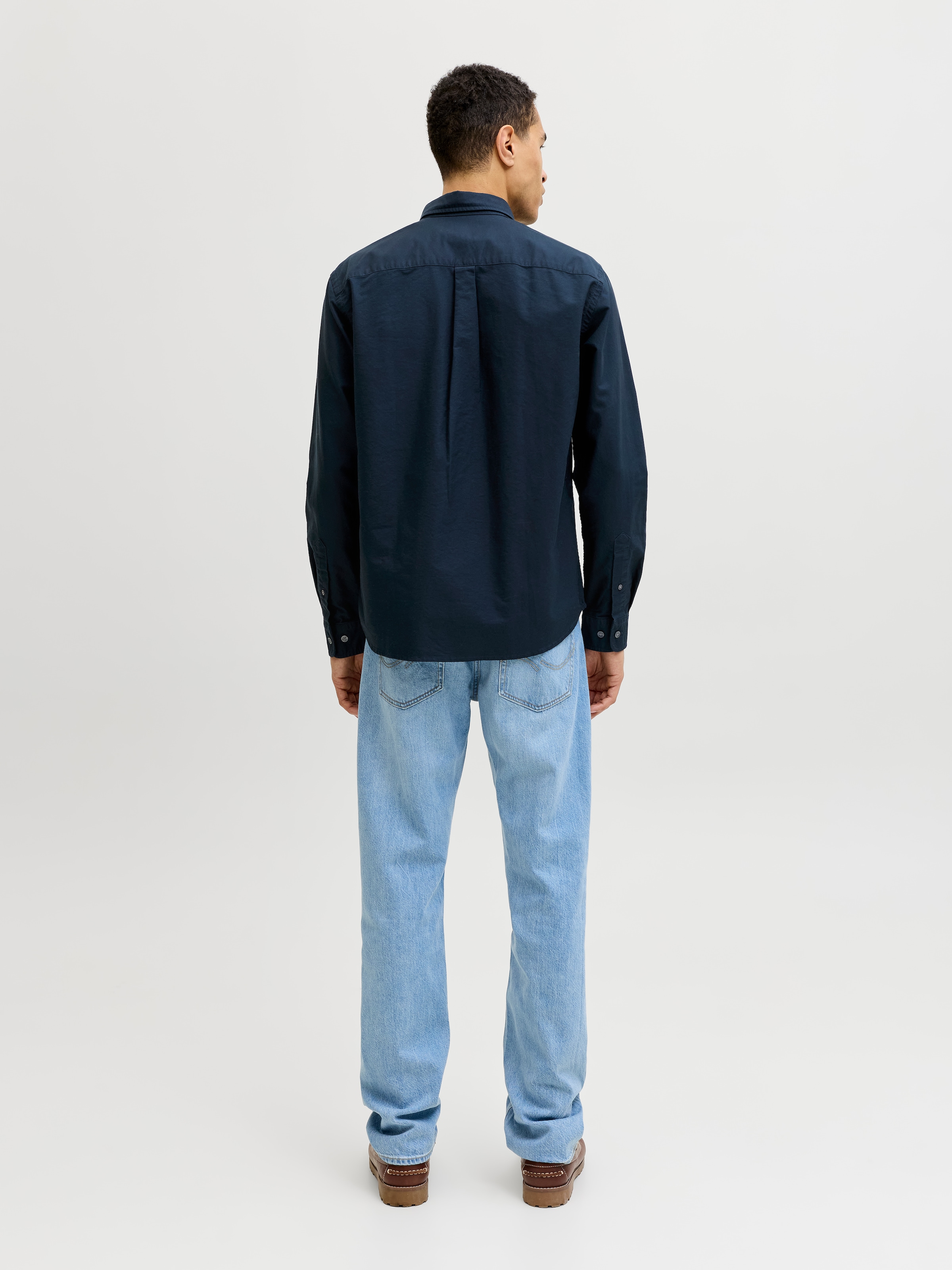 Jack & Jones Langarmhemd »JPRBLUHARVEY OXFORD L/S SHIRT SN« Baumwolle, regular fit