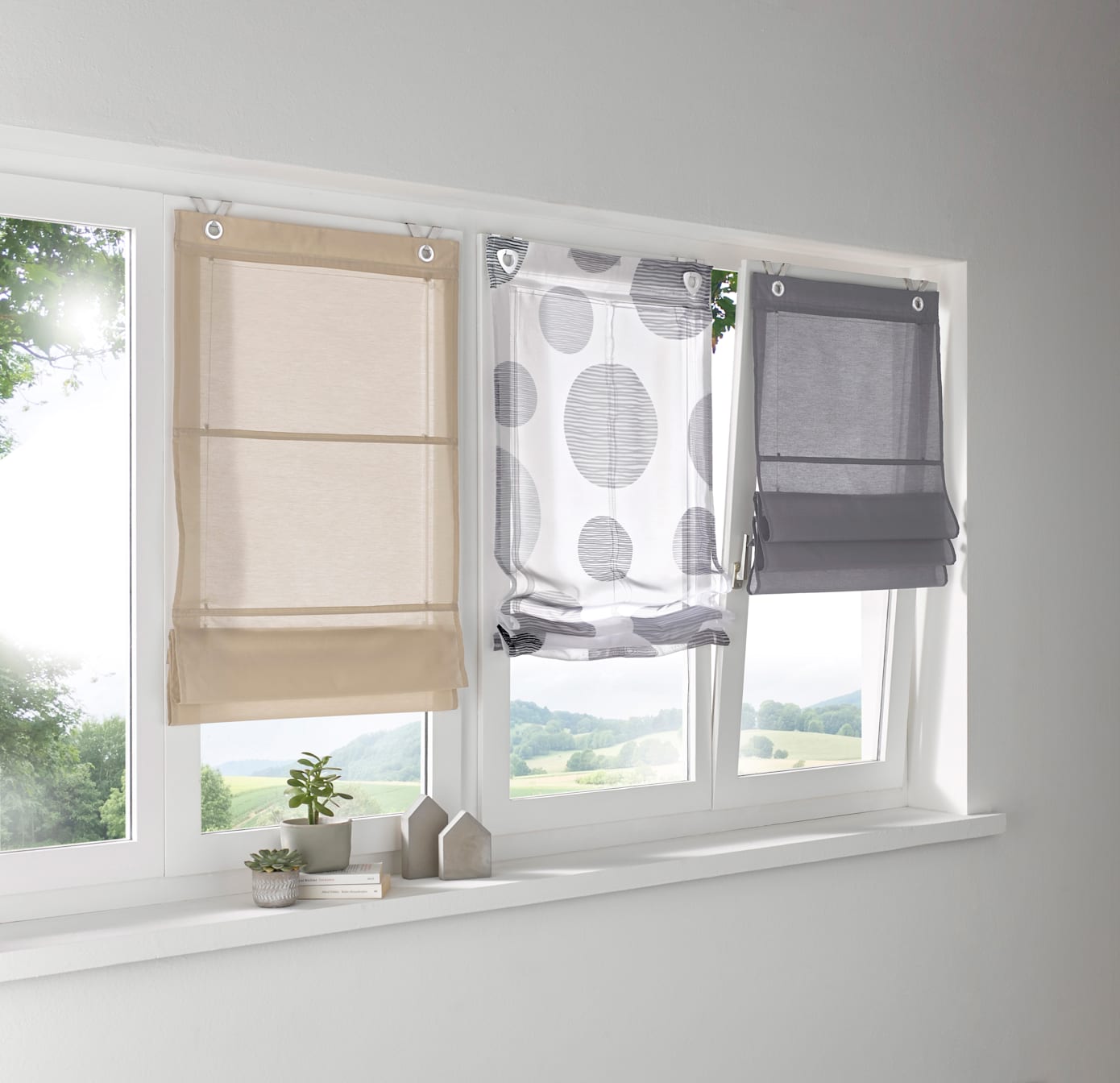 Thumbnail - heine home Raffrollo mit Ösen