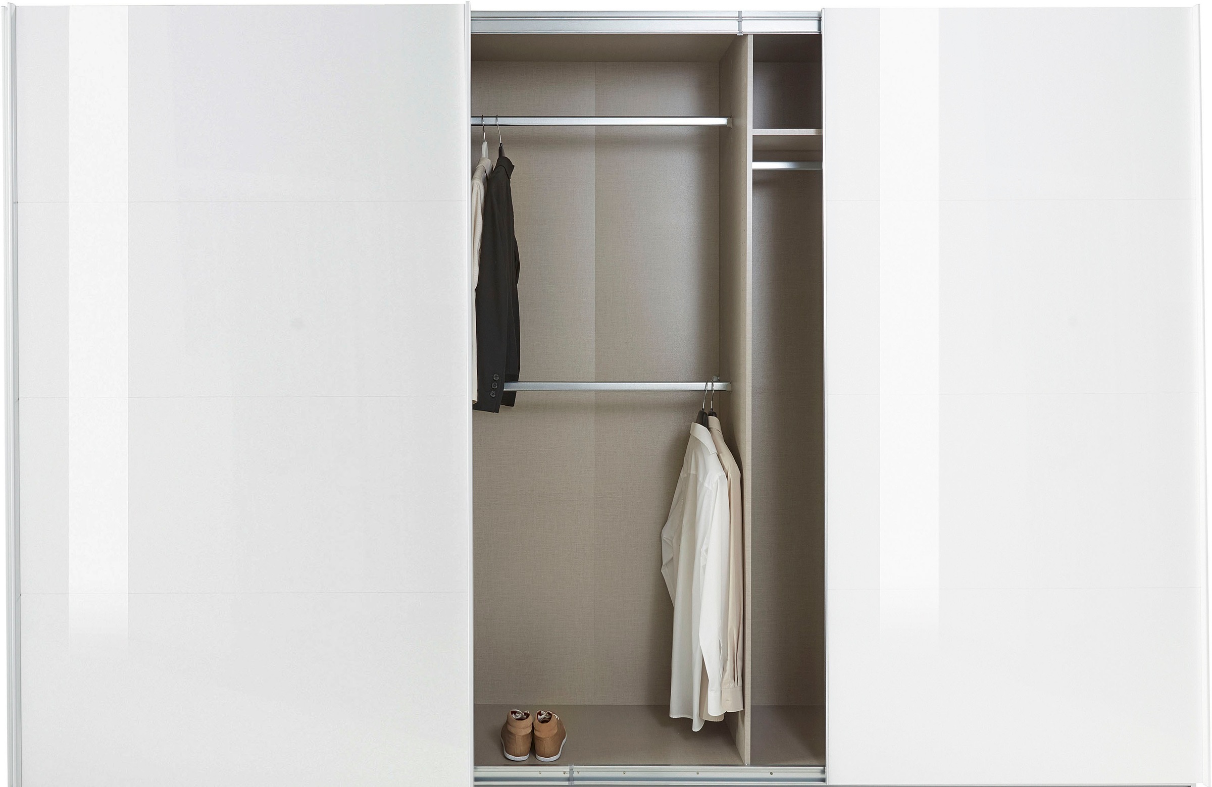rauch Schwebetürenschrank »Kleiderschrank Schrank Garderobe TOPSELLER OTELI inkl. Inneneinteilung«, mit 3 Innenschubladen sowie zusätzlichen Einlegeböden MADE IN GERMANY