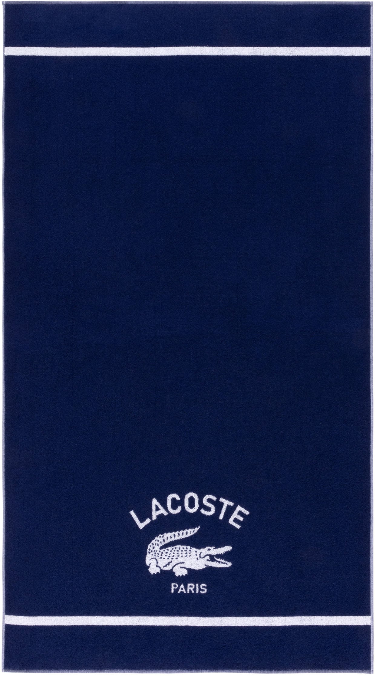Lacoste Badetuch "LORIGIN" mit Label-Applikationen