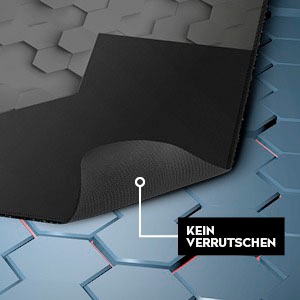 Speedlink Bodenschutzmatte »GROUNID Floorpad 2mm, grau«, Fußbodenschutz, Unterlage, textile Oberfläche, Anti-Rutsch