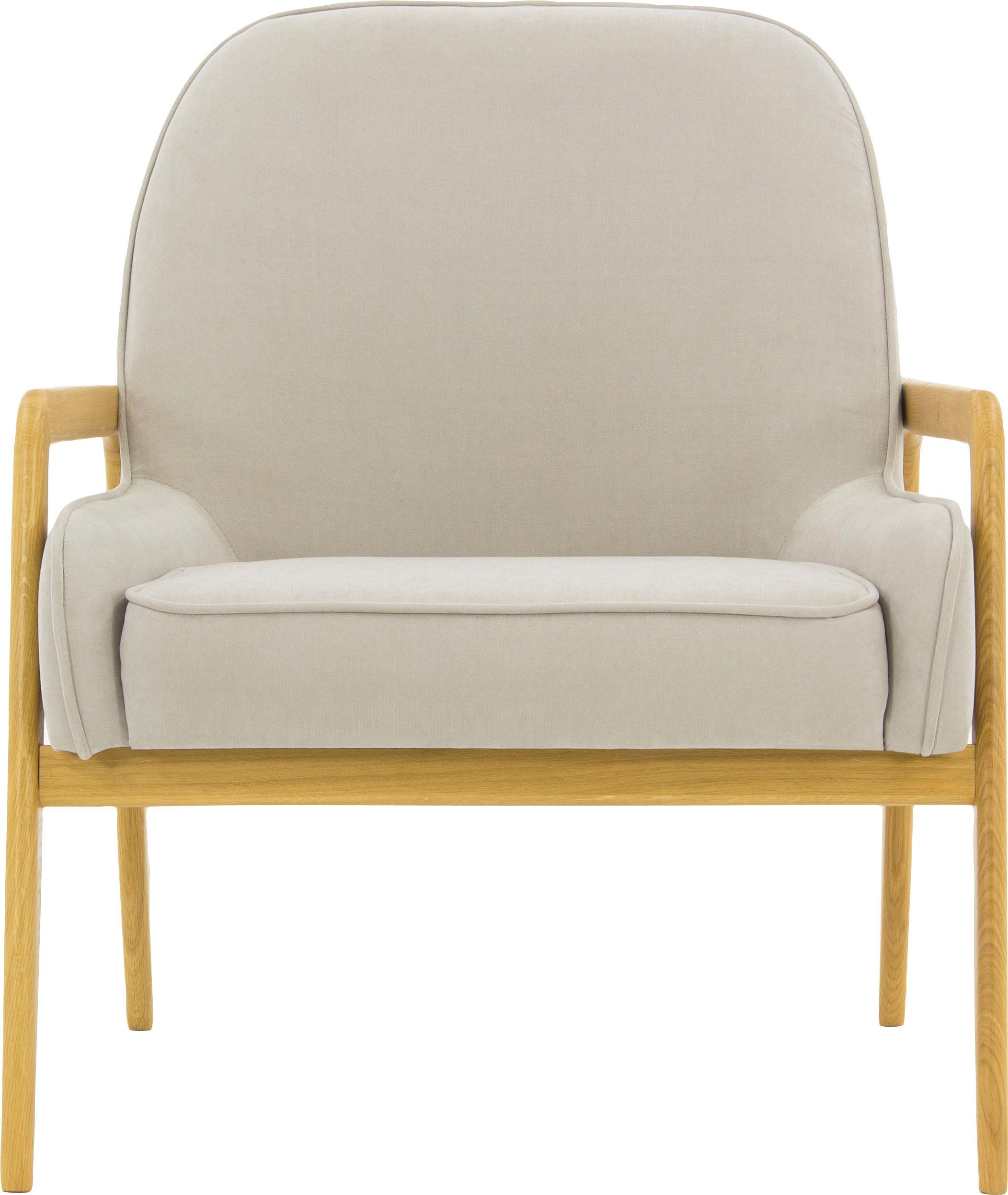 Home affaire Sessel "Braga" wahlweise mit Gestell aus Eiche in dunkel oder günstig online kaufen