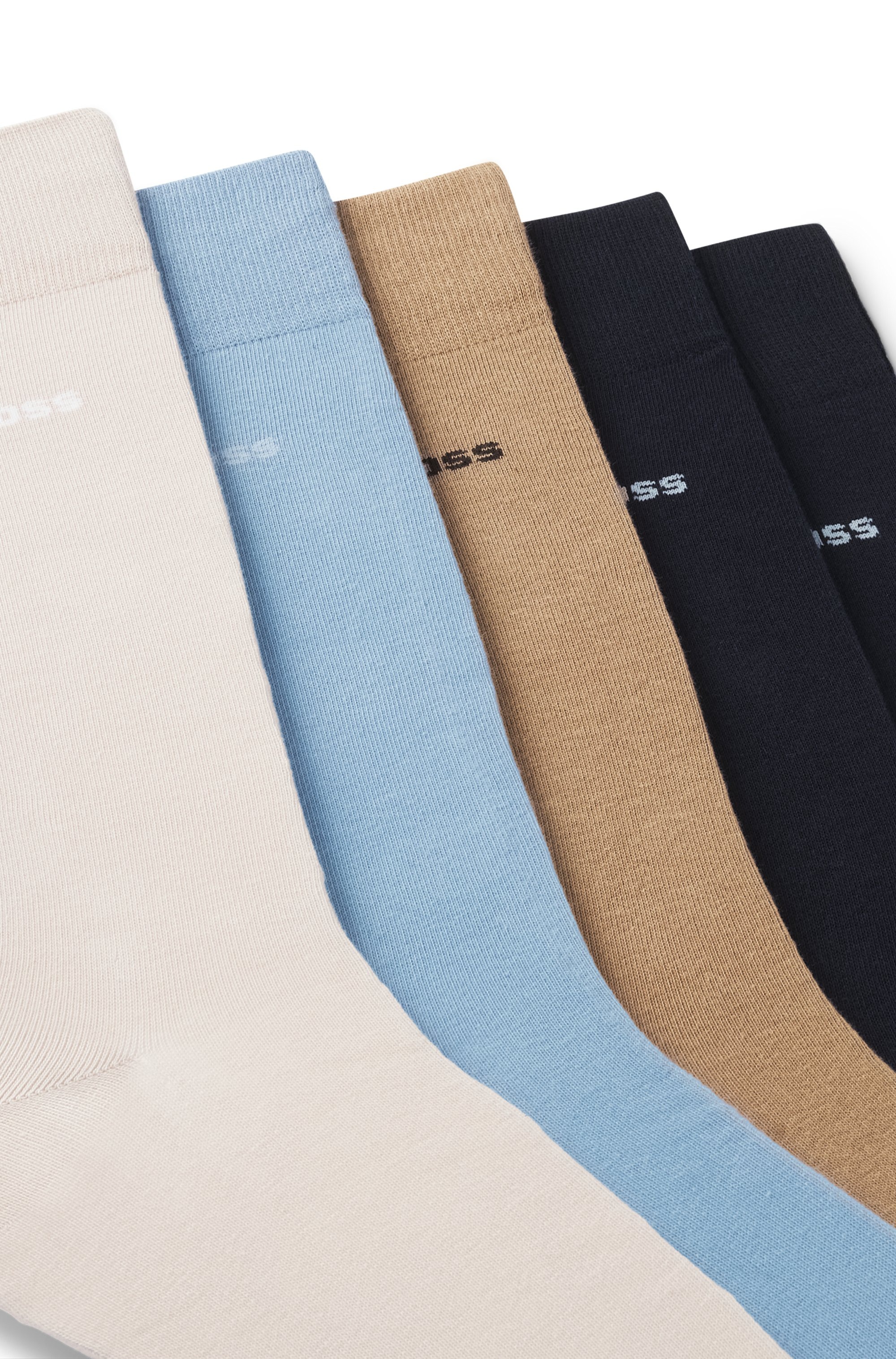 BOSS Socken "5P Uni Color CC", (5 Paar), in klassischer Unifarbe günstig online kaufen