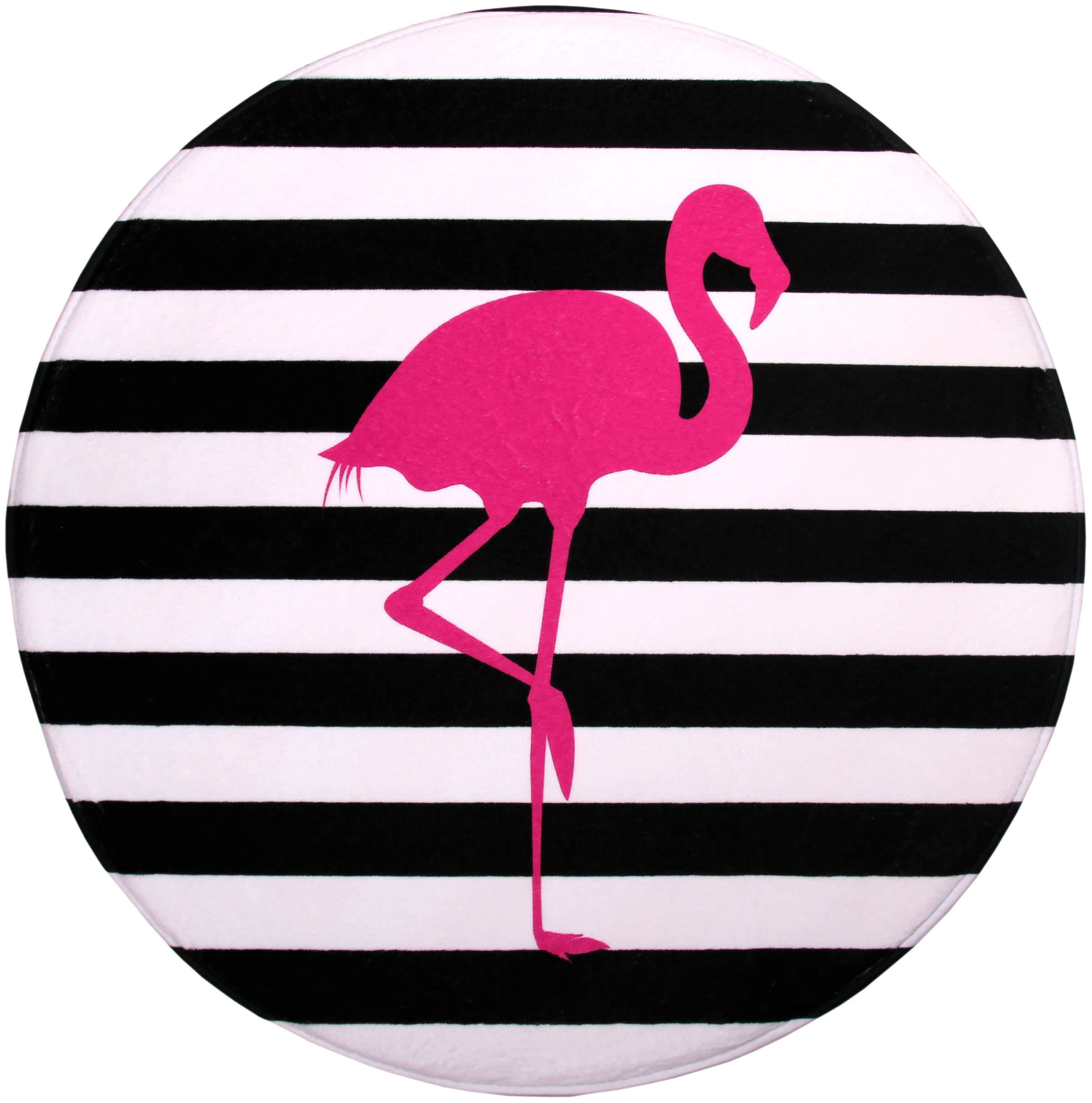Badematte »Flamingo«, Höhe 15 mm, schnell trocknend, Memory Schaum