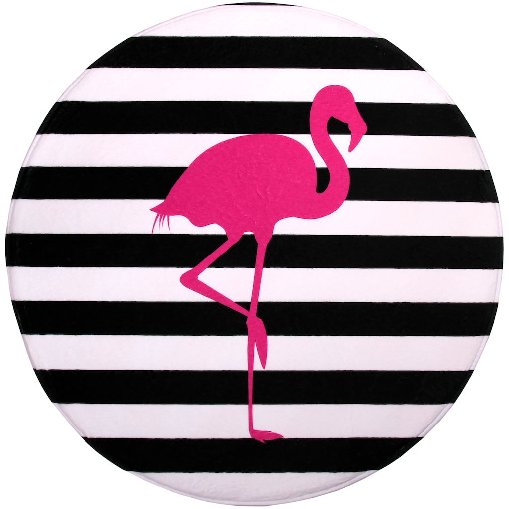 Sanilo Badematte »Flamingo«, Höhe 15 mm, schnell trocknend