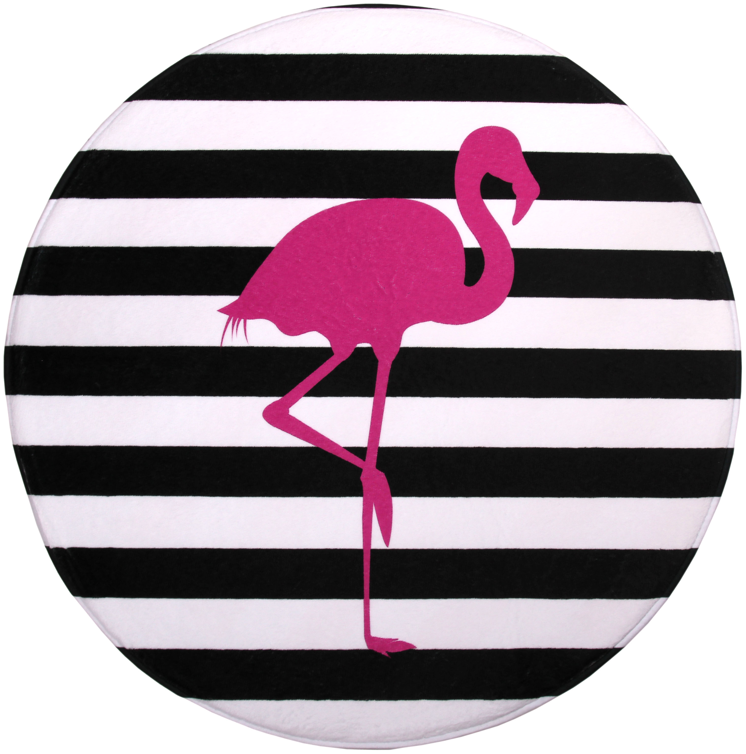 Badematte »Flamingo«, Höhe 15 mm, schnell trocknend, Memory Schaum