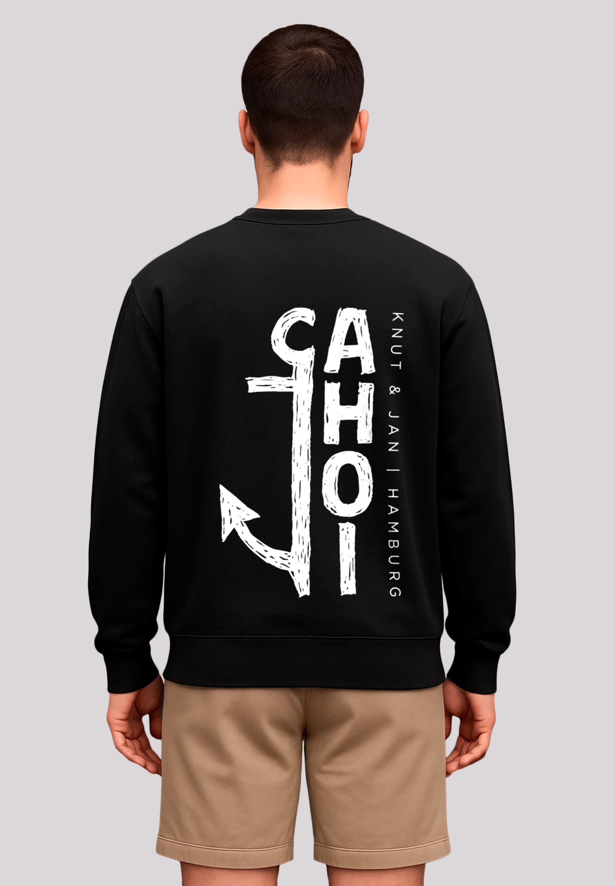F4NT4STIC Sweatshirt »Knut & Jan Scribble Logo«, Premium Qualität, Knut & Jan Hamburg