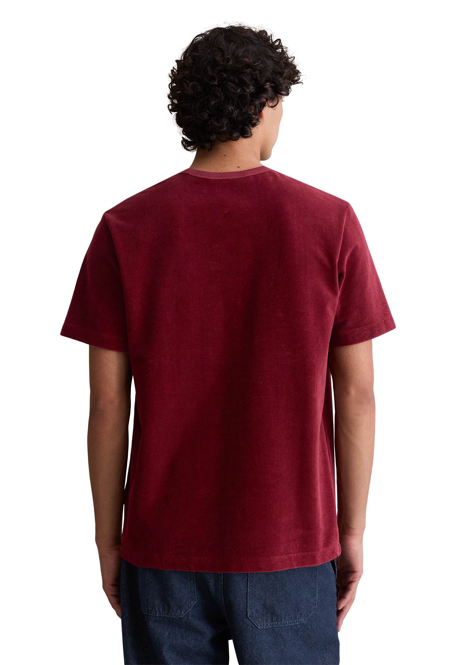 Marc O'Polo DENIM T-Shirt »aus softem Frottee-Cord«