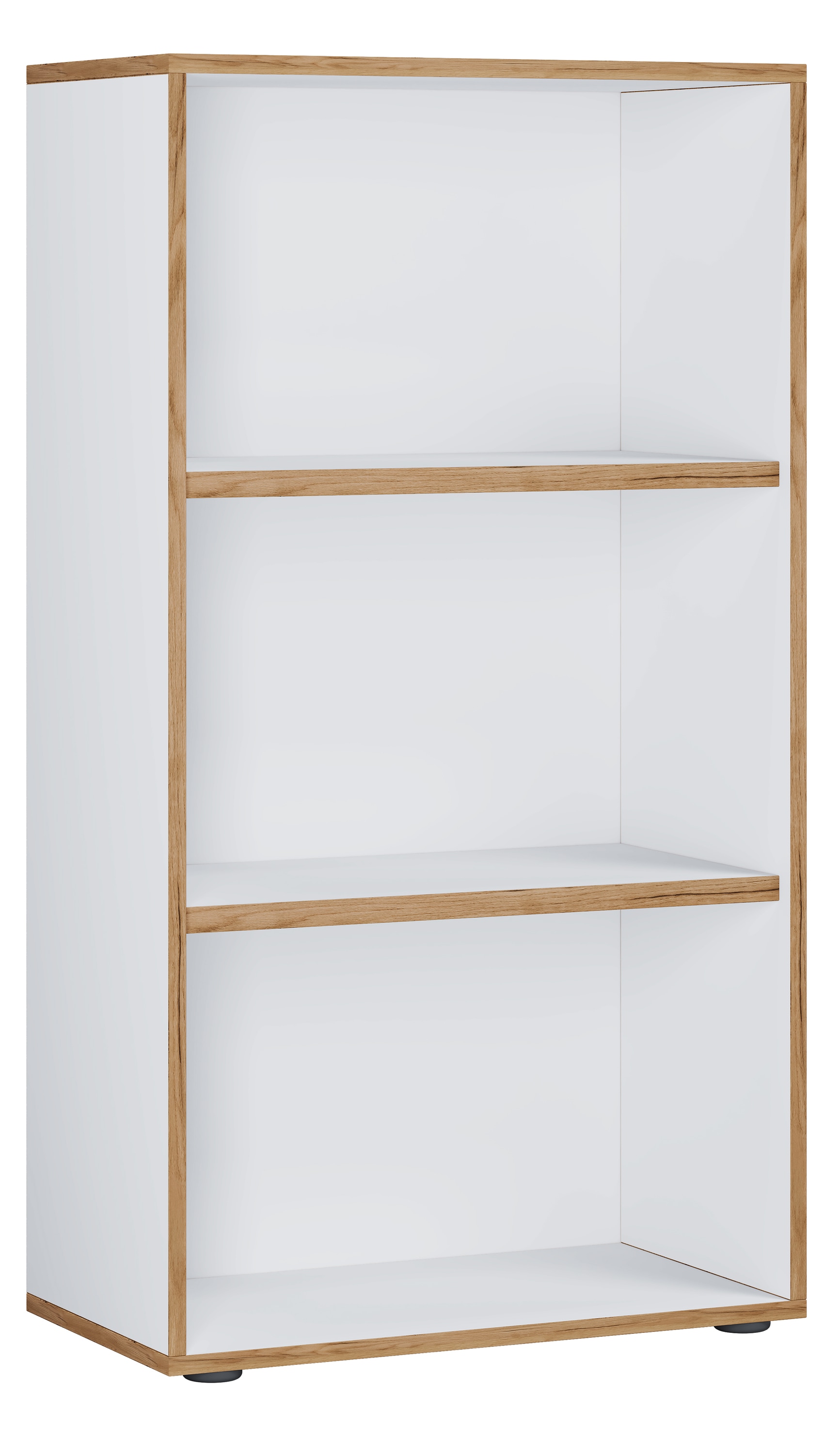 VCM Aktenregal »VCM Holzregal stehend | platzsparender Aktenschrank | Maße ca. H. 110 x B. 60 x T. 33 cm | Elegantes Regal | Büroregal ¿ Salia 3fach B. 60 cm«