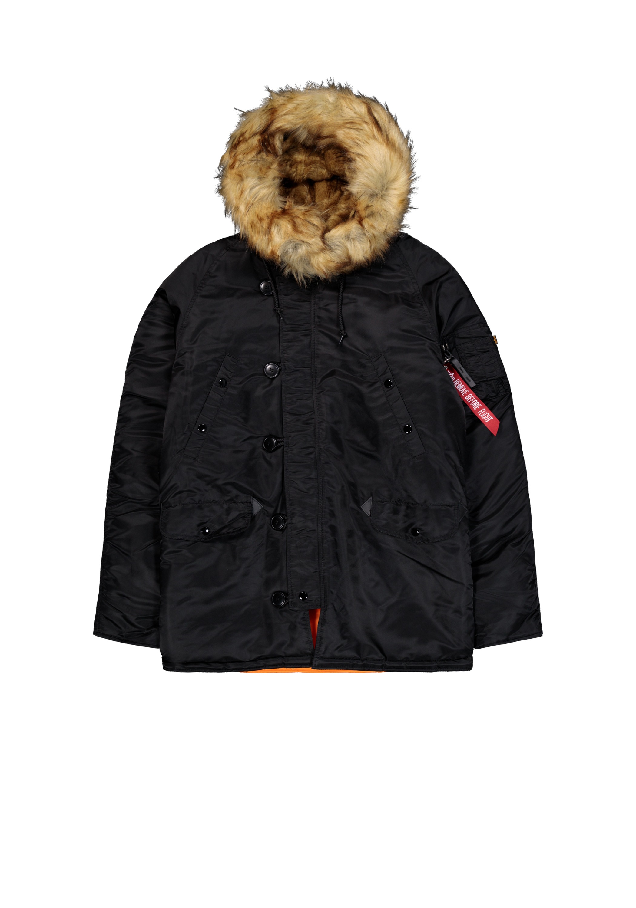 Alpha Industries N-3B Vf59 Parka Black Size S 4