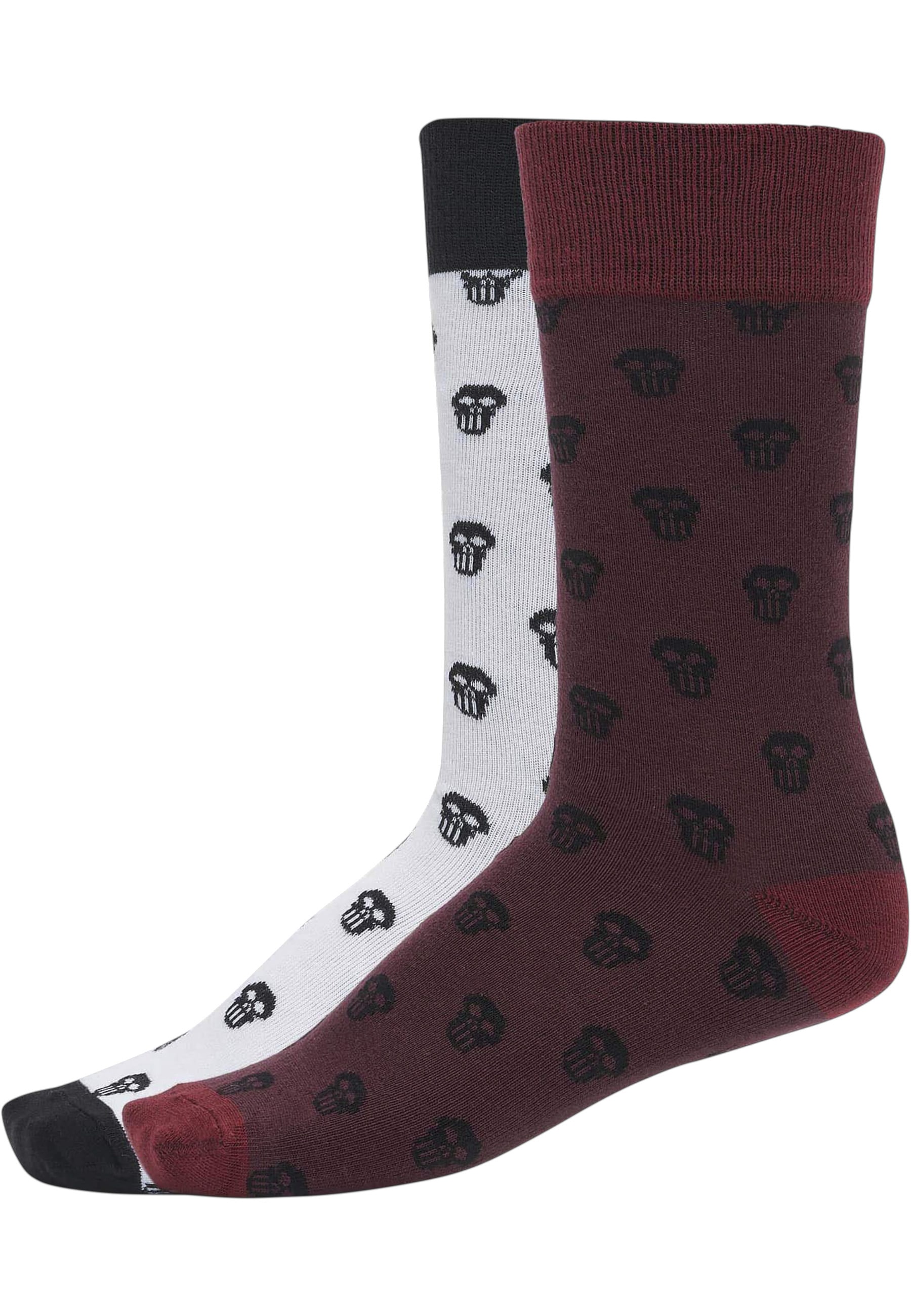 URBAN CLASSICS Basicsocken "Urban Classics Unisex Skull Allover 2-Pack" 1 P günstig online kaufen