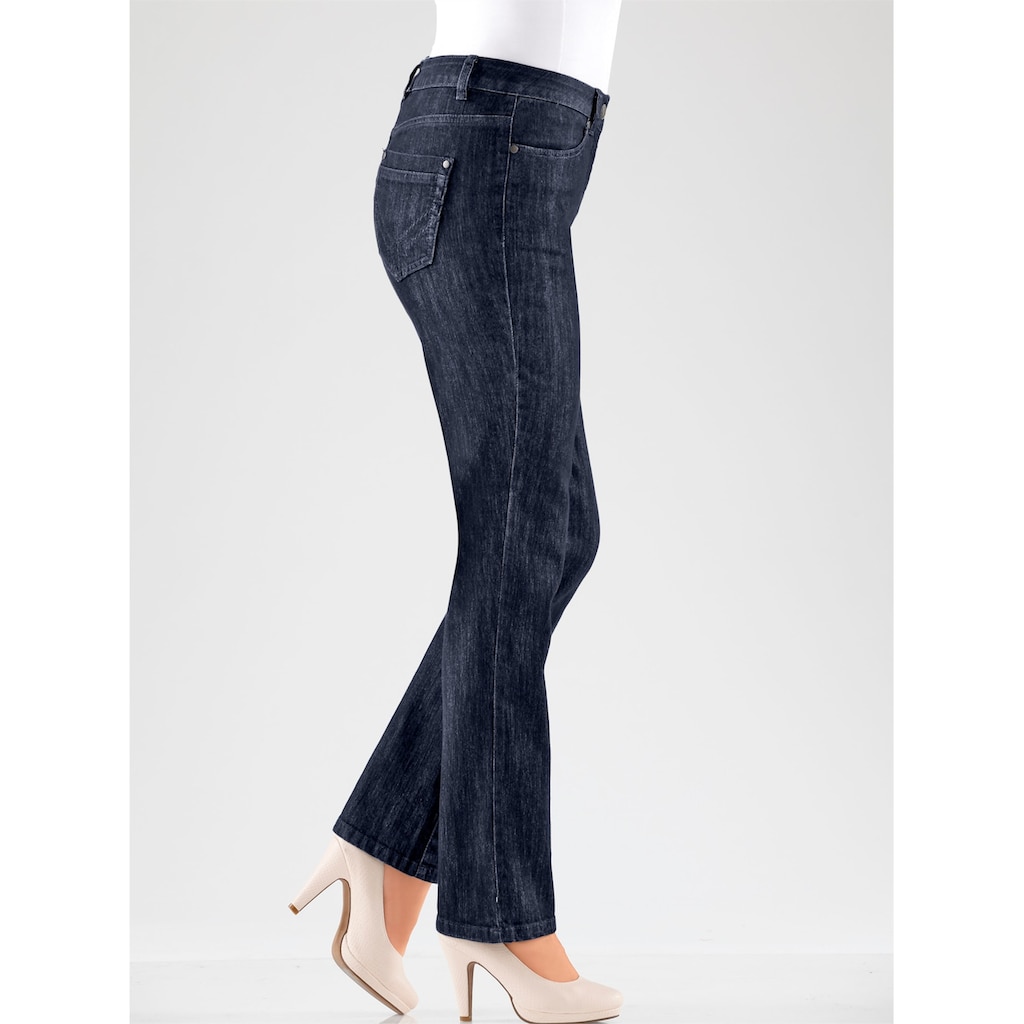 Casual Looks Gerade Jeans, (1 tlg.)