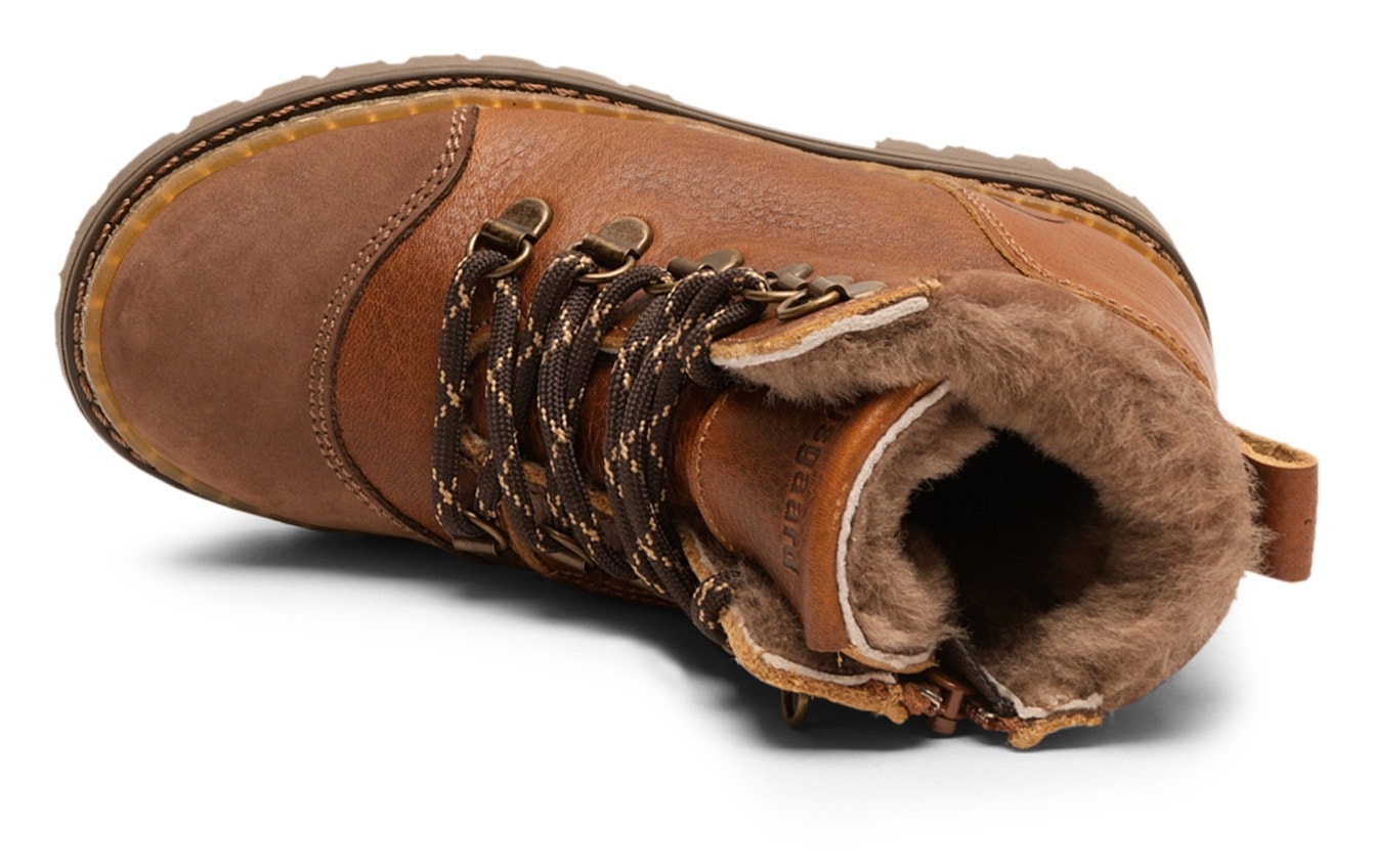 Bisgaard Winterboots »gert lamb«, Winterstiefel, Schnürstiefel, Kinderstiefel mit kuscheliger Lammwolle