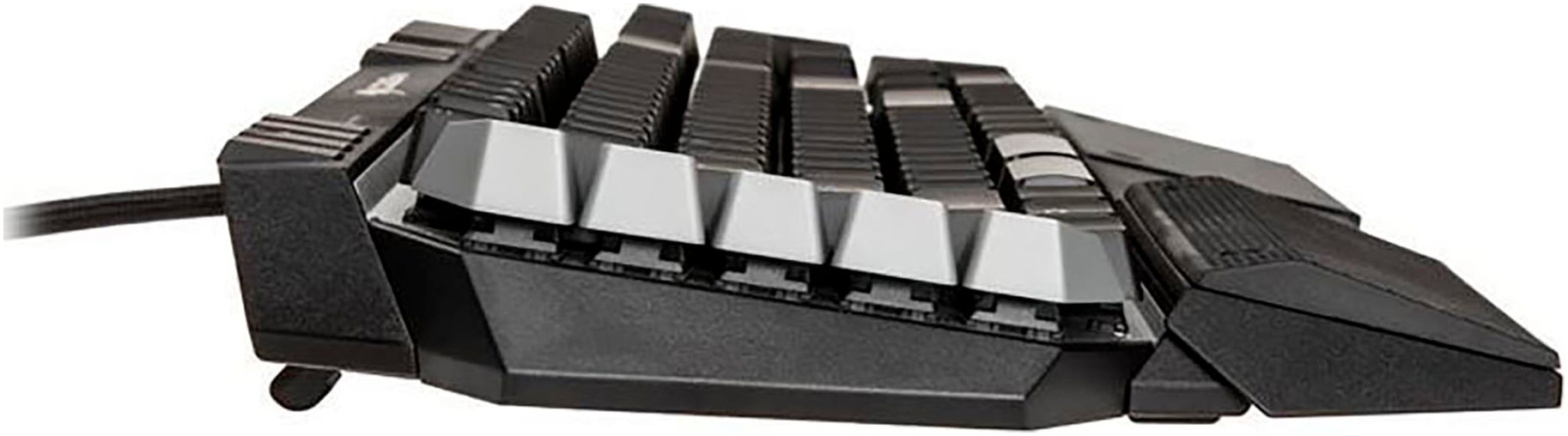 Cougar Gaming-Tastatur »700K MX-Brown (DE)«, (Gaming-Modus-Profil-Speicher-Ziffernblock-Multimedia-Tasten-Handgelenkauflage-Makro-Tasten)