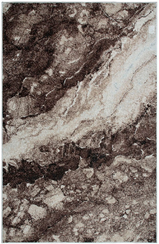 my home Teppich »Sonnenhang«, rechteckig, 9 mm Höhe, mit besonders weichem Flor, Kurzflor, modernes Marmor Design