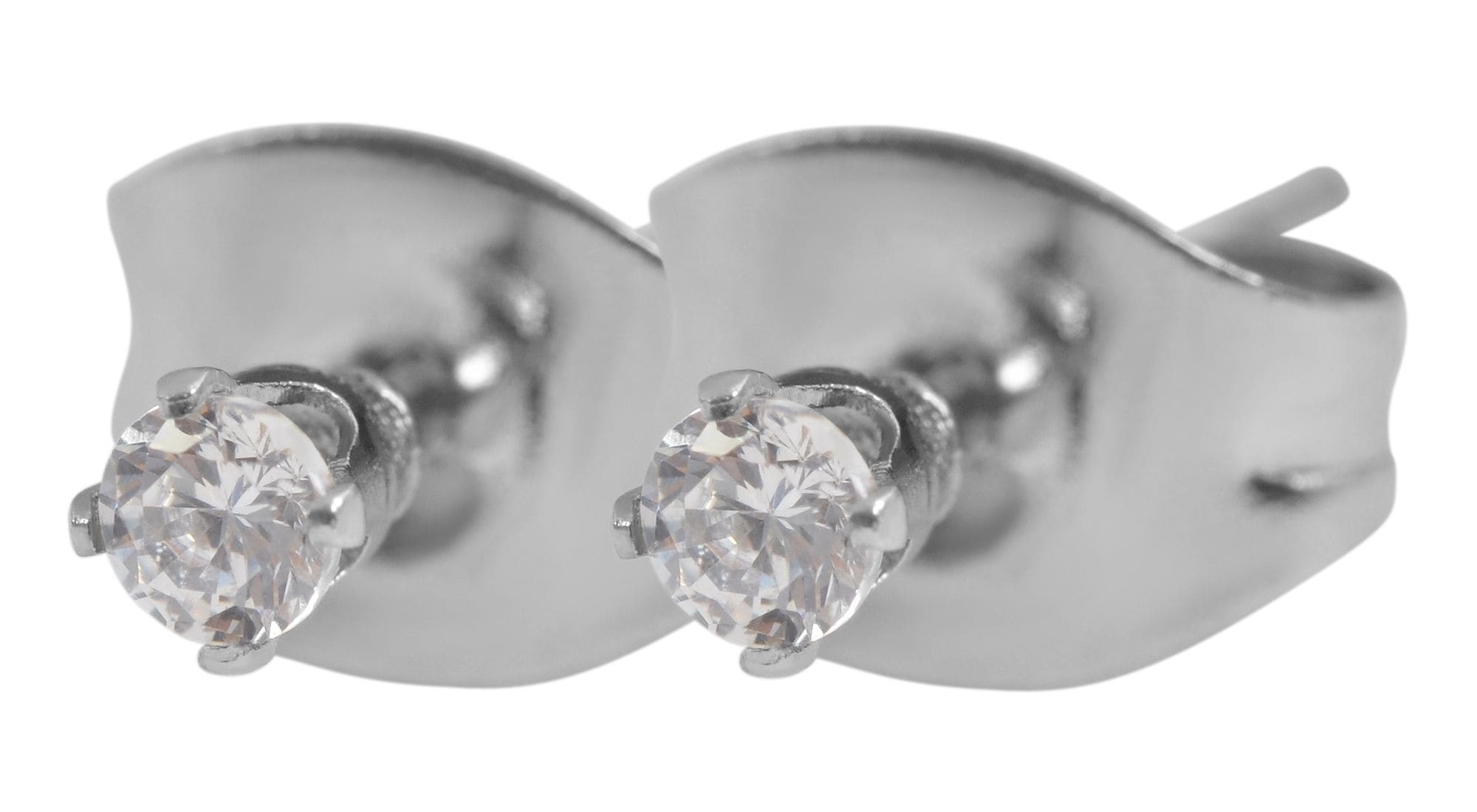 Adelia´s Paar Ohrhänger "Ohrringe – Ohrstecker aus Edelstahl mit Zirkonia" Ideal als Geschenk für besondere Anlässe